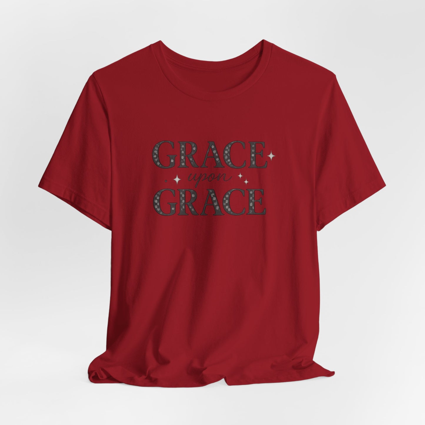Grace Upon Grace Graphic Tee | Inspirational Faith T-Shirt