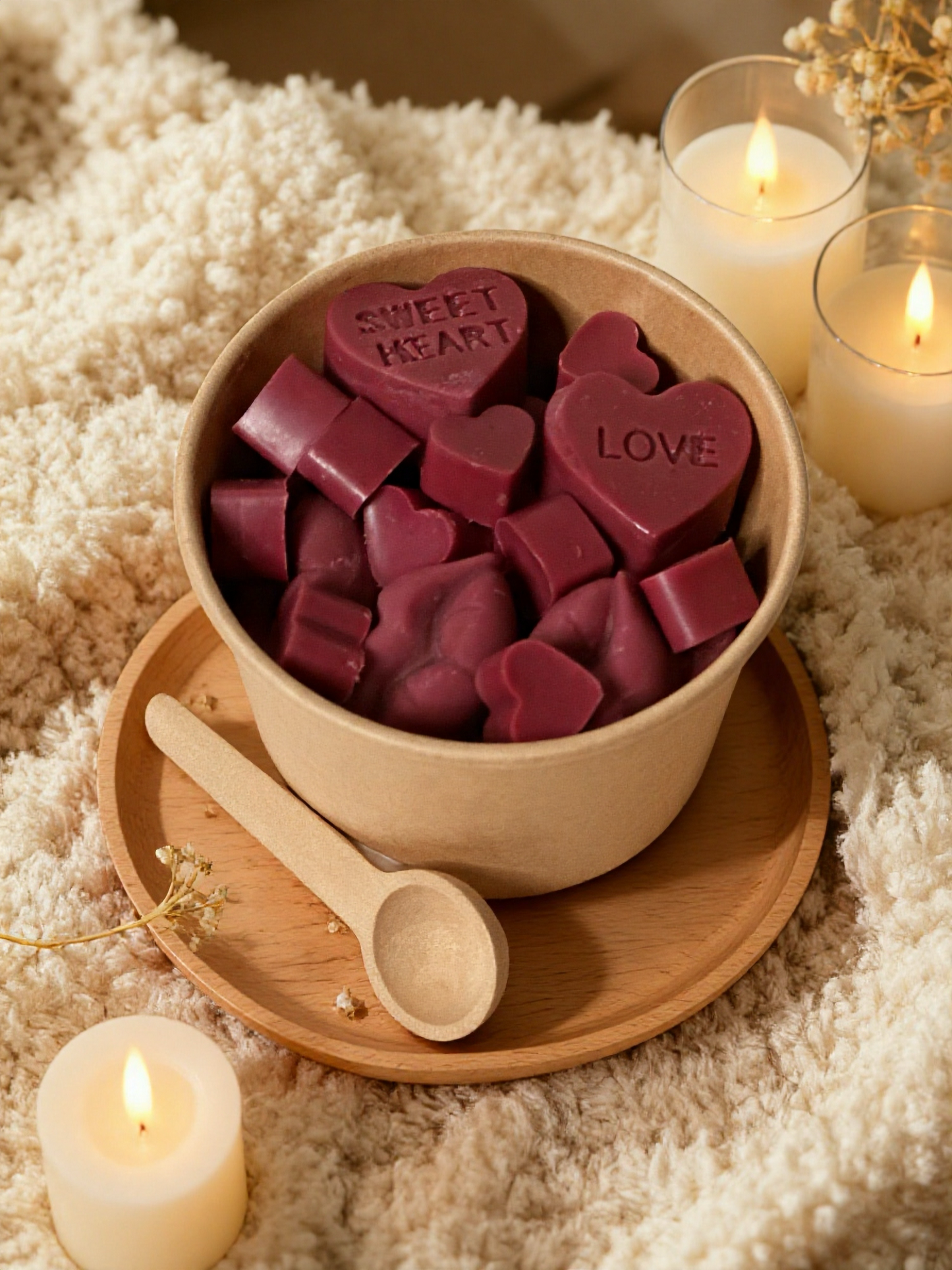 Dark Amber Rosewood Scoopie Wax Melt Cup | 4 oz