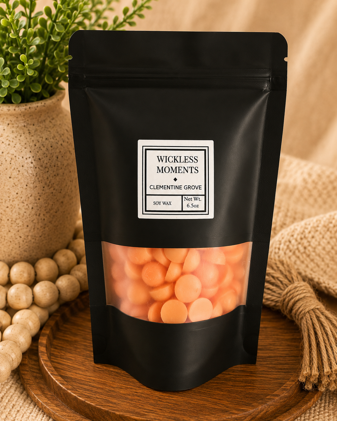 Clementine Grove Soy Wax Melt Dots | Large Bag 6.5 oz
