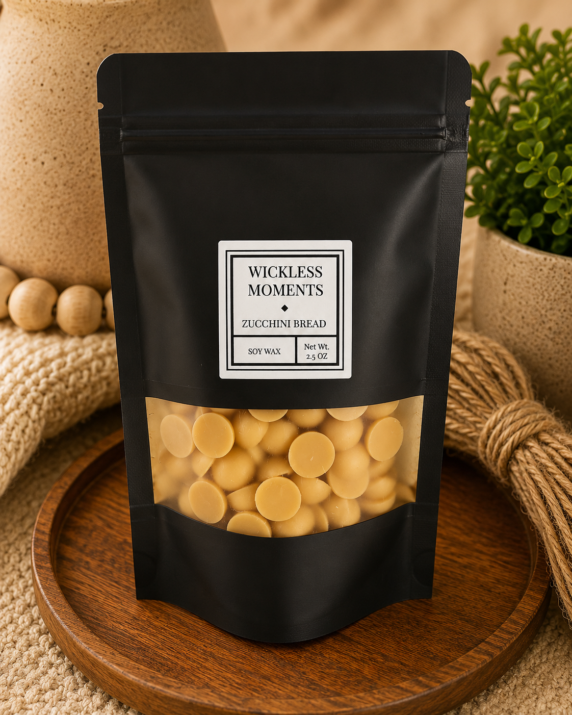 Zucchini Bread Soy Wax Melt Dots | Small Bag 2.5 oz