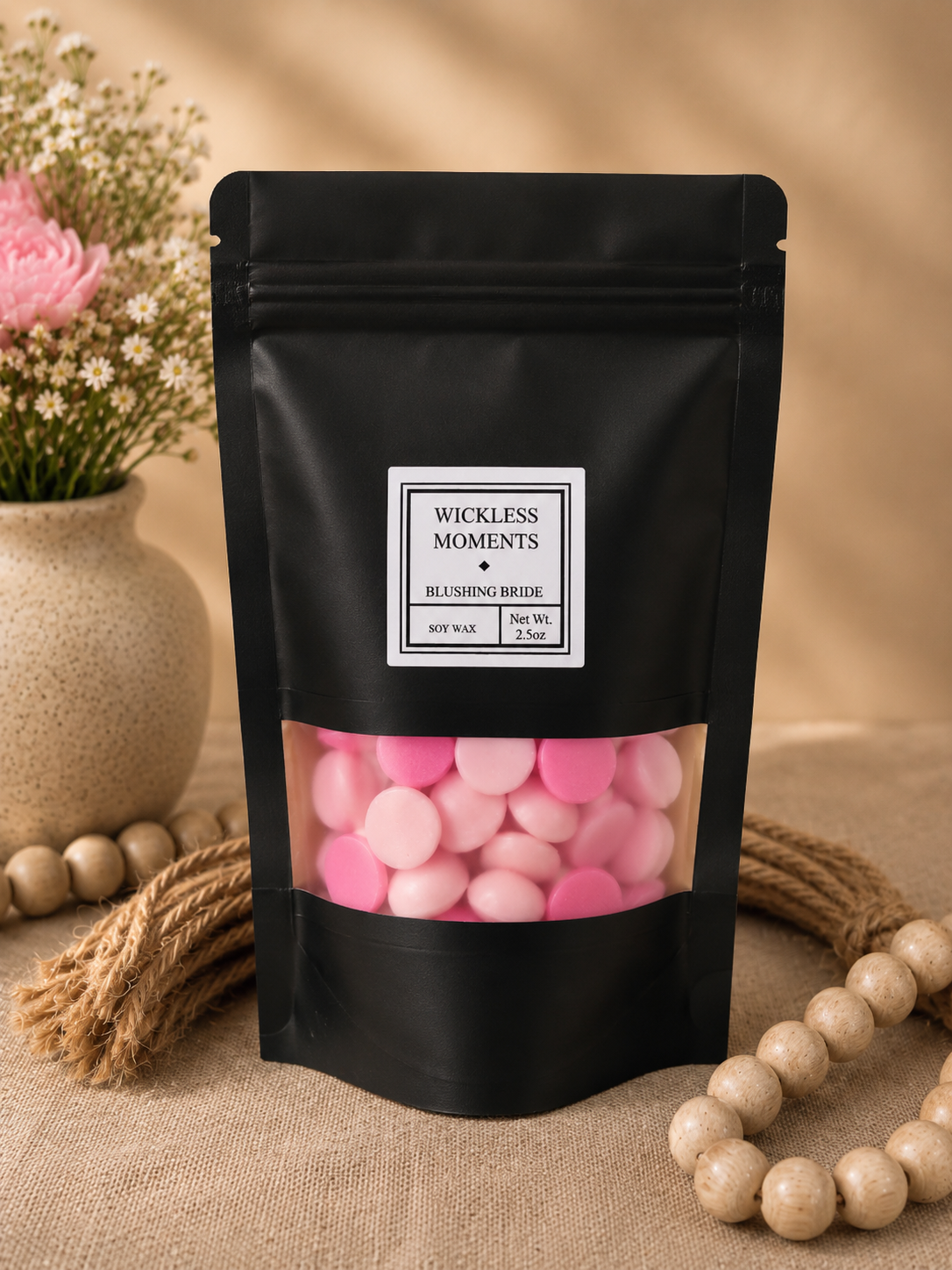 Blushing Bride Soy Wax Melt Dots | Small Bag 2.5 oz