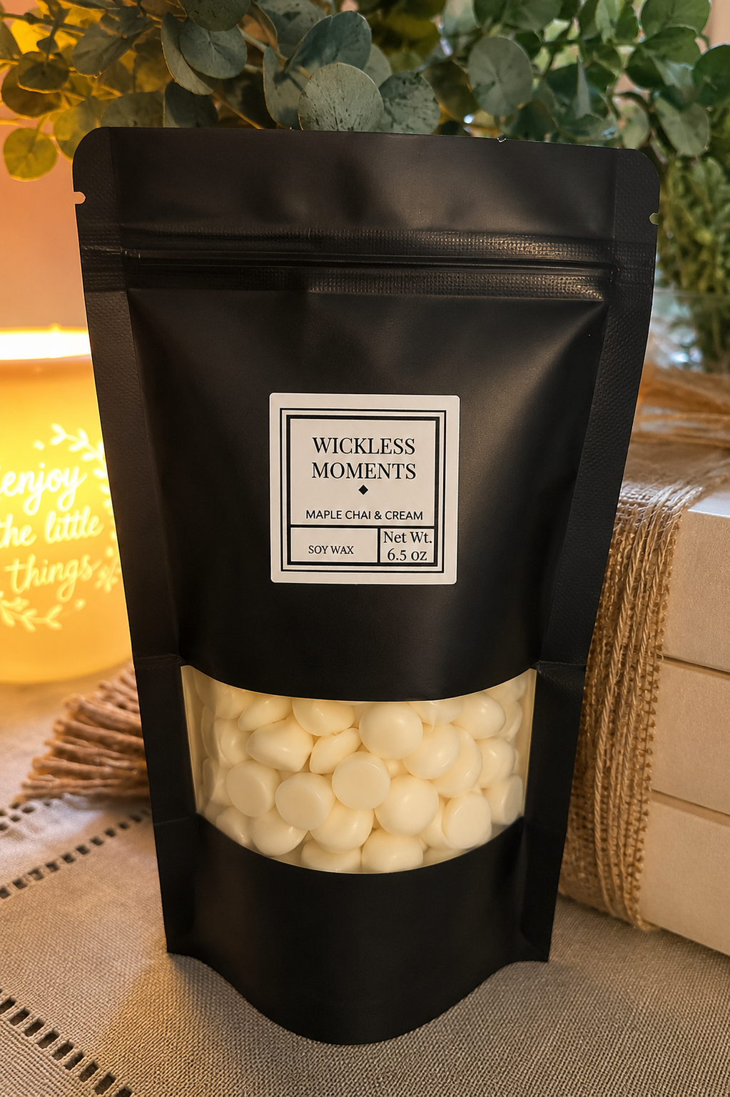 Maple Chai & Cream Soy Wax Melt Dots | Large Bag 6.5 oz