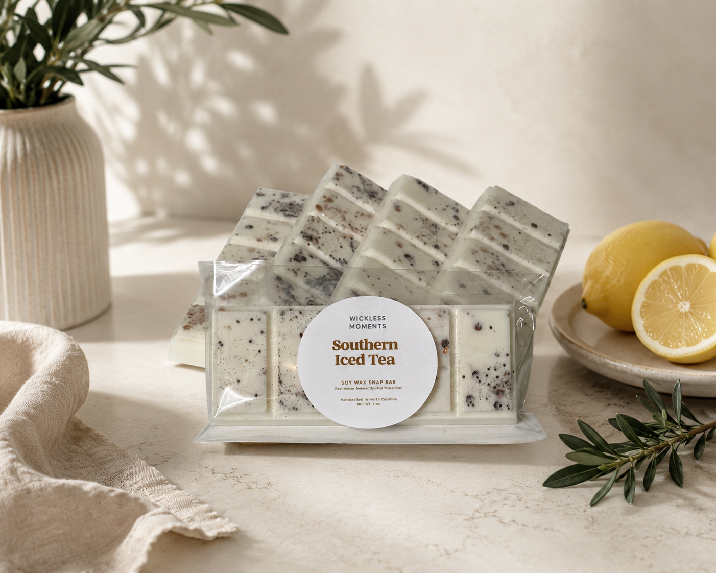 Southern Iced Tea Soy Wax Snap Bar