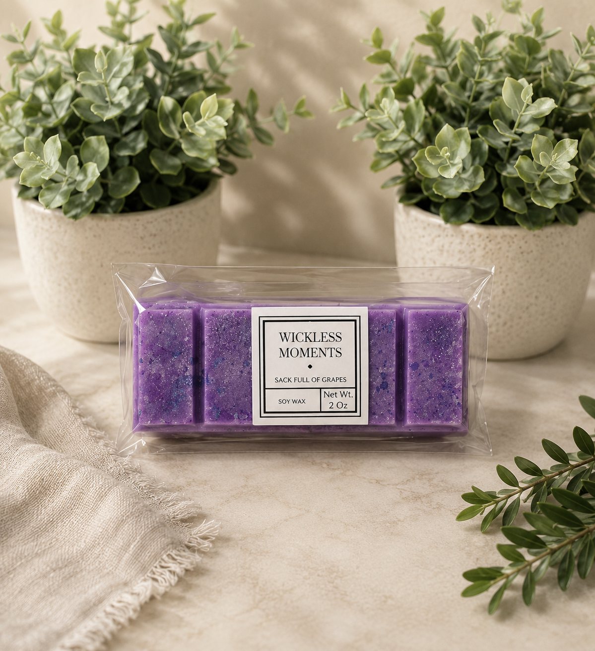 Sea Salt & Agave Soy Wax Snap Bar