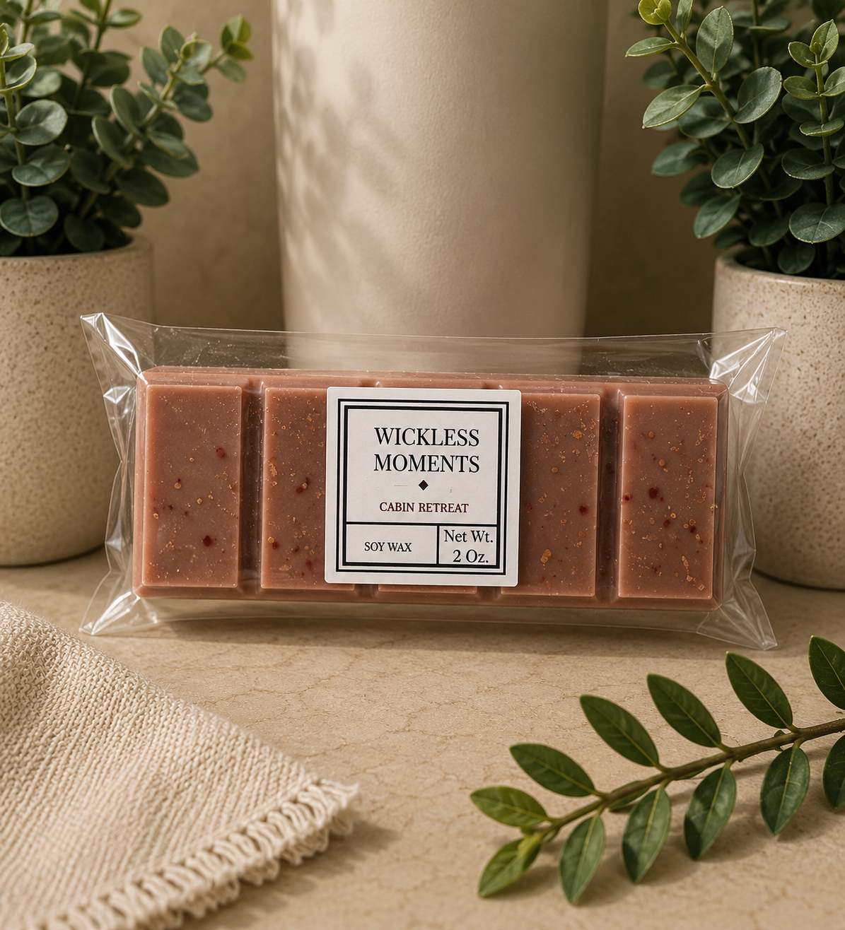 Cabin Retreat Soy Wax Snap Bars