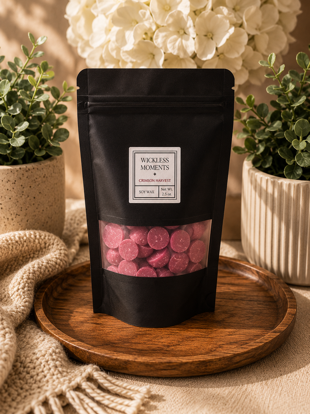 Crimson Harvest Soy Wax Dots | Small Bag 2.5oz