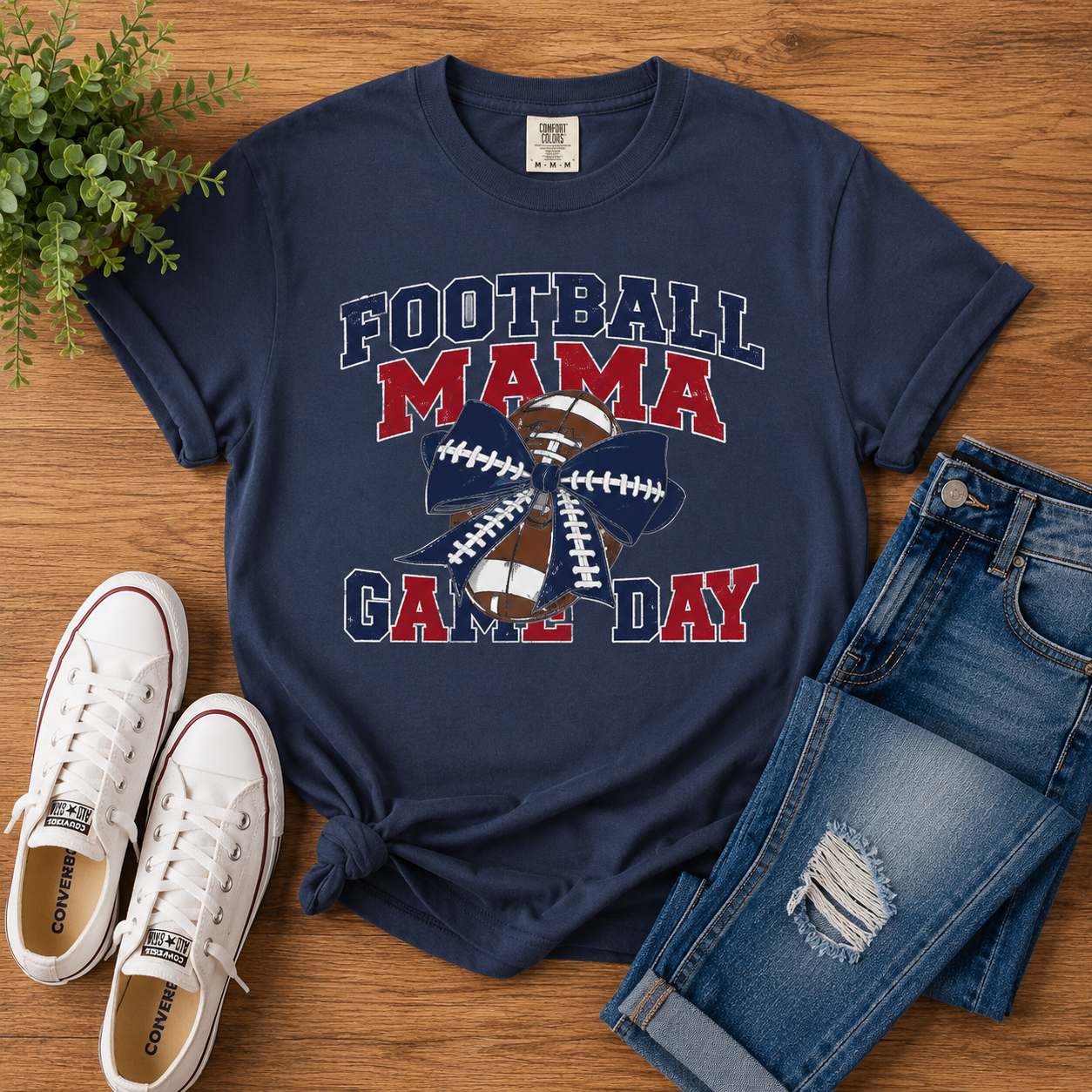 Perry Football Mama Game Day T-Shirt – Football Mom Spirit Tee