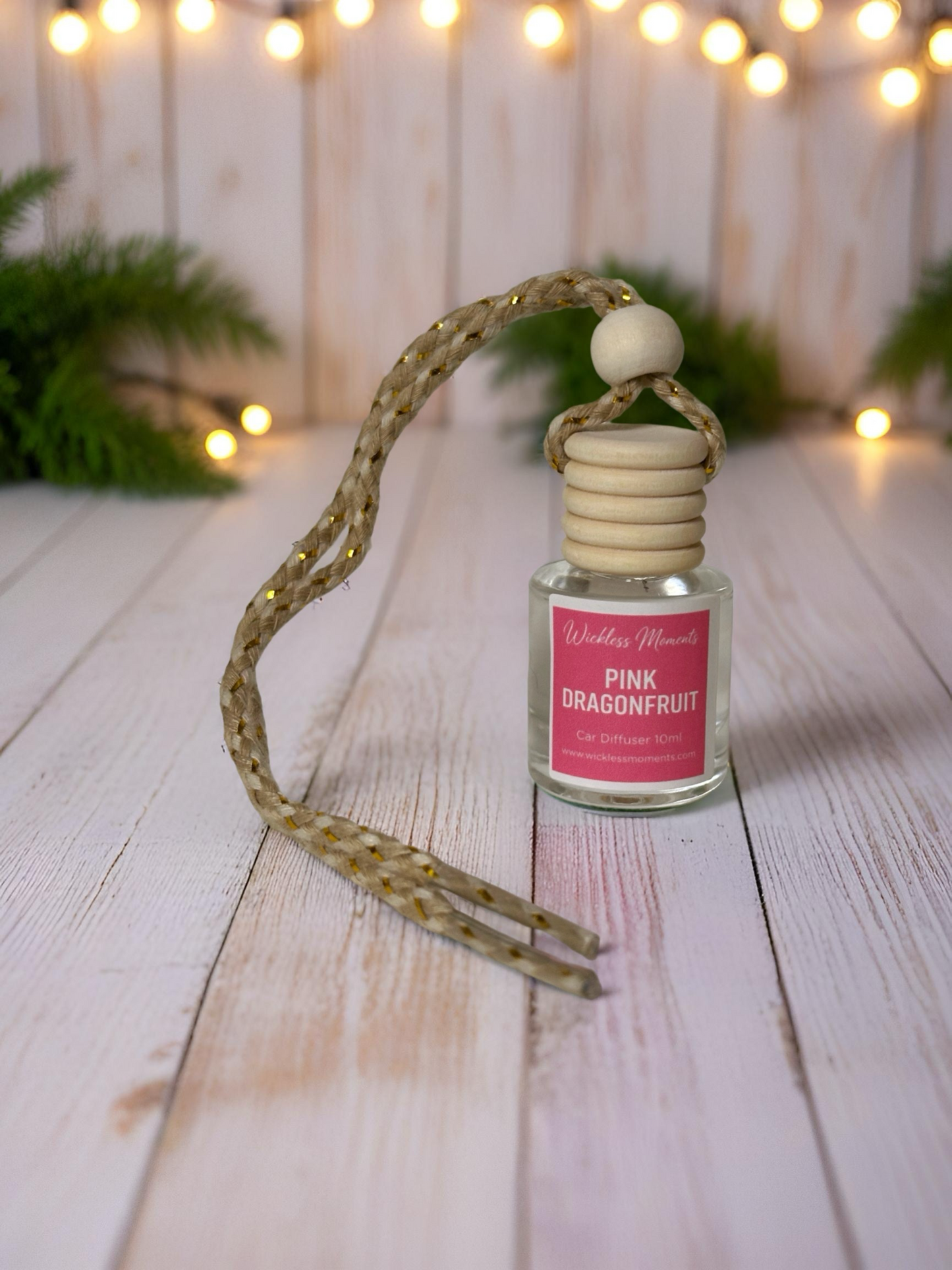 Pink Dragonfruit Car Diffuser – Sweet Fruity Tropical Scent | Long-Lasting Car Diffuser