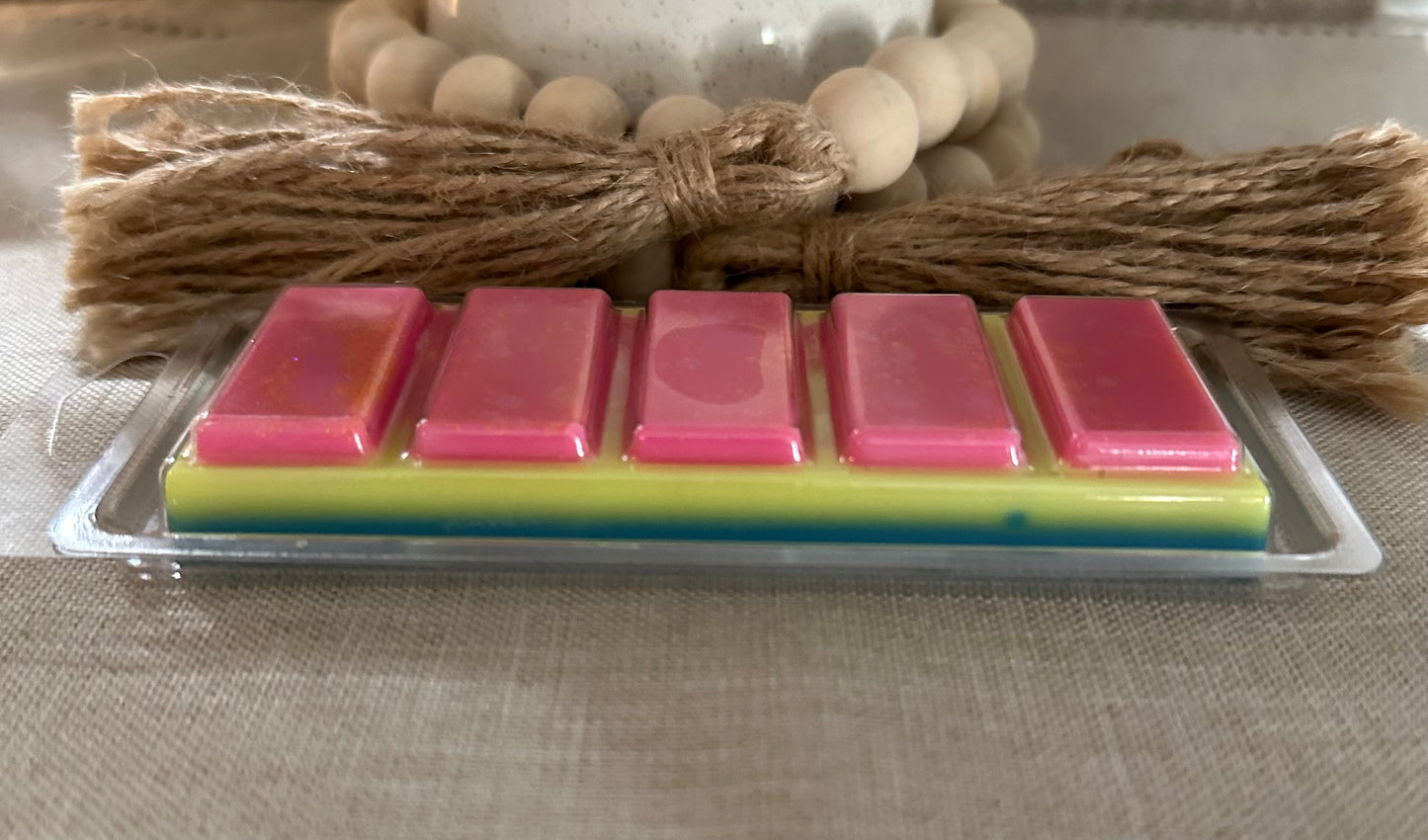 Rainbow Sherbet Soy Wax Snap Bars