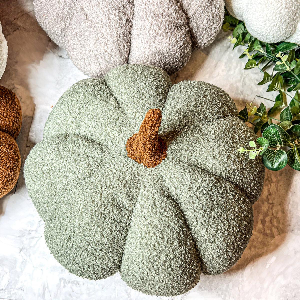 Blair Plush Pumpkin Decorative Throw Pillow