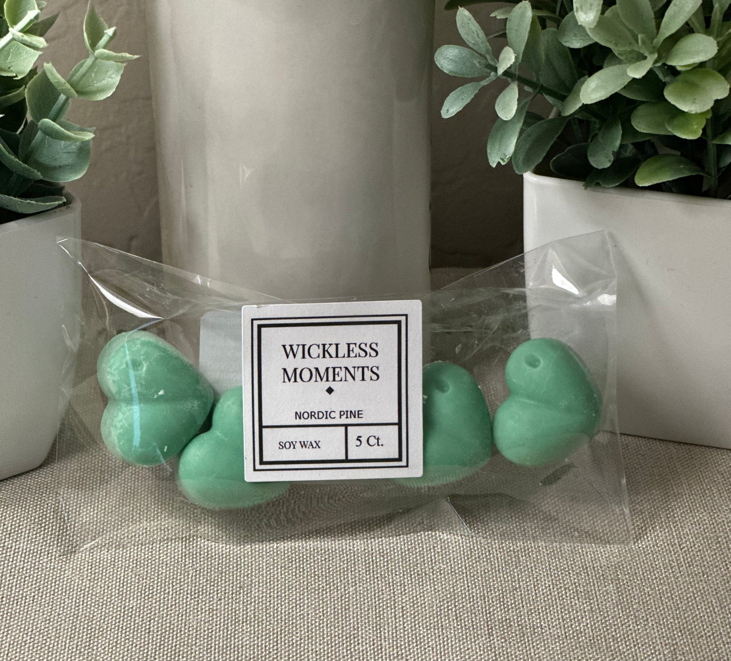 Nordic Pine Soy Wax Heart Melts 5 Ct.