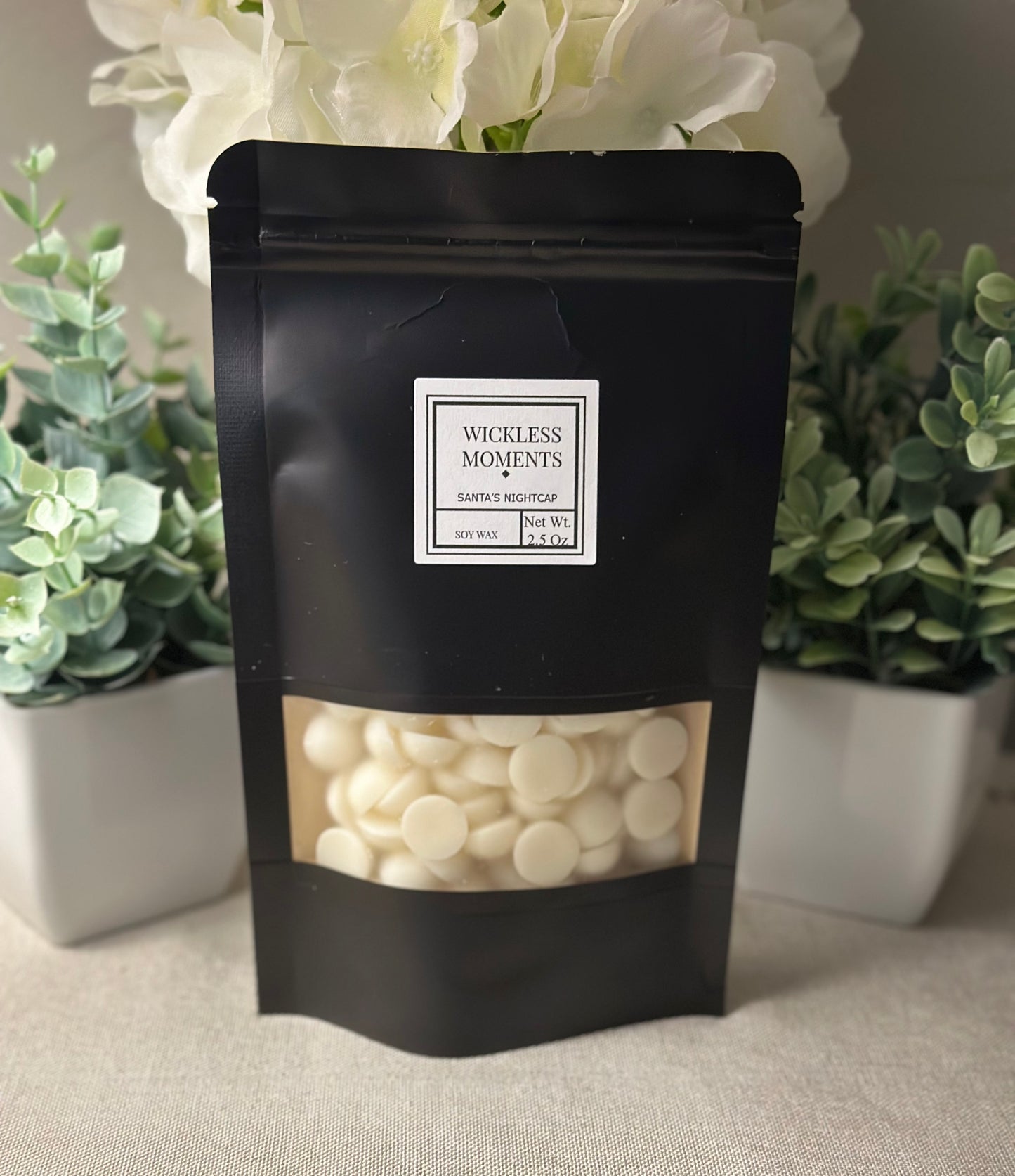 Santa’s Nightcap SoyWax Dots ~ Small Bag 2.5 Oz