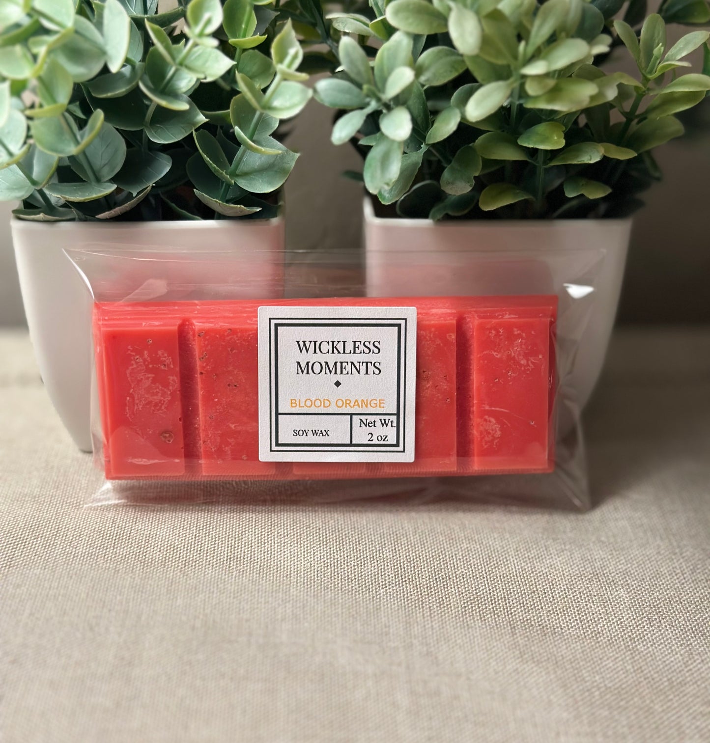 Blood Orange Soy Wax Snap Bar