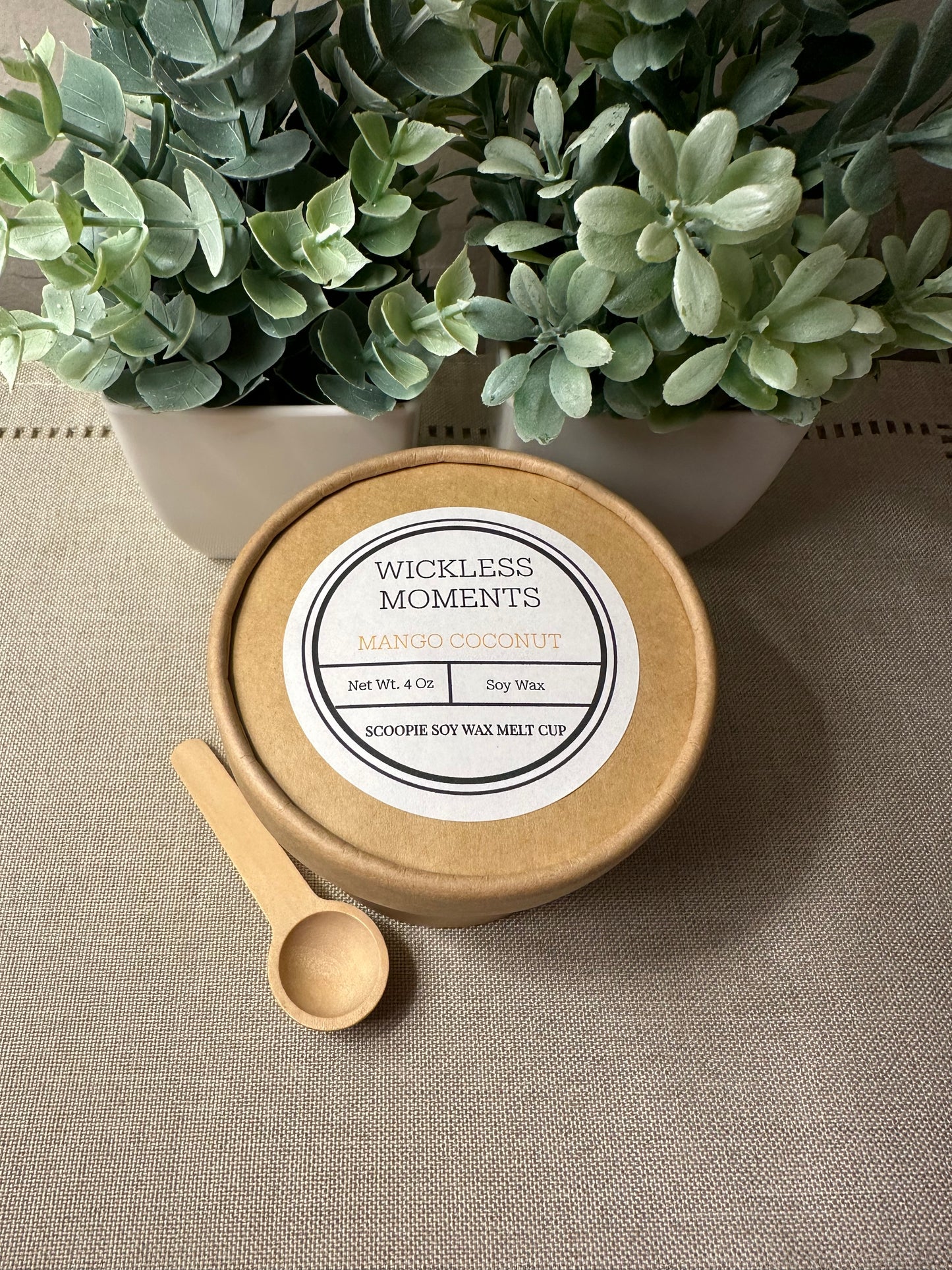 Mango Coconut Scoopie Wax Melt Cup 4oz