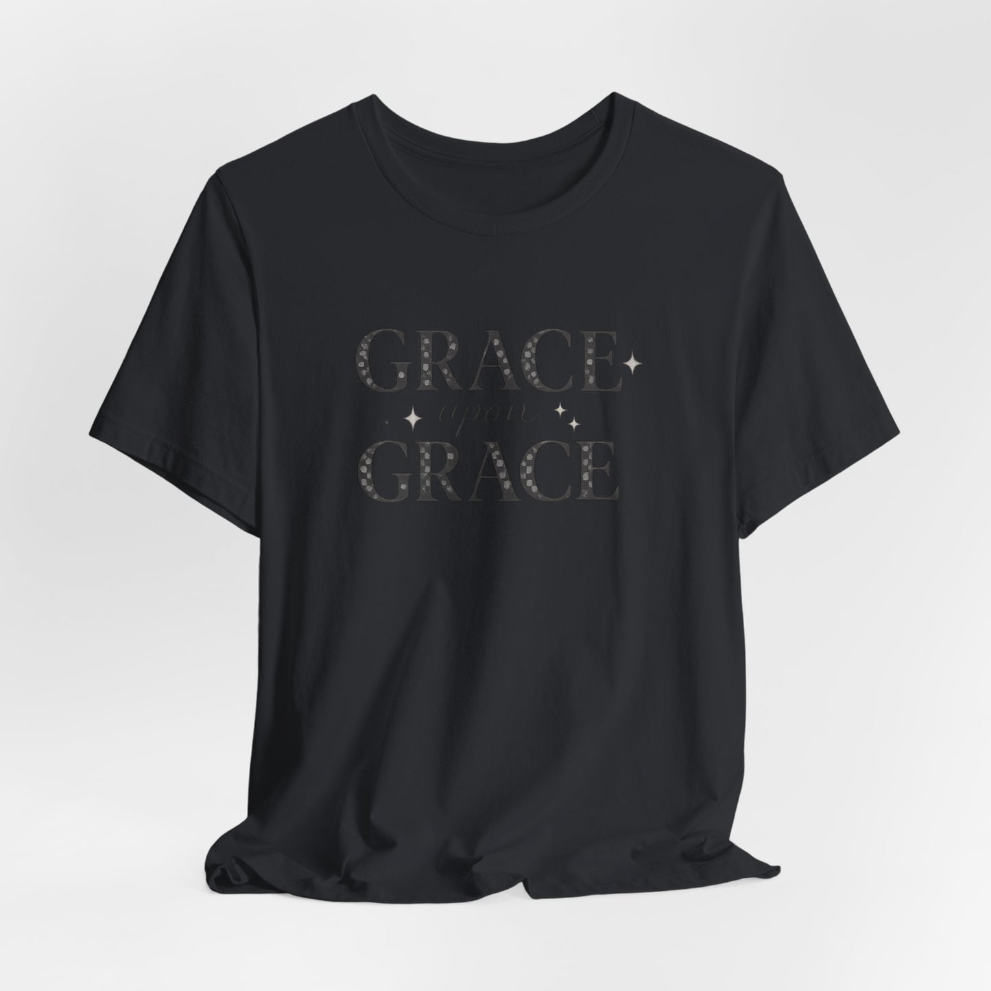Grace Upon Grace Graphic Tee | Inspirational Faith T-Shirt