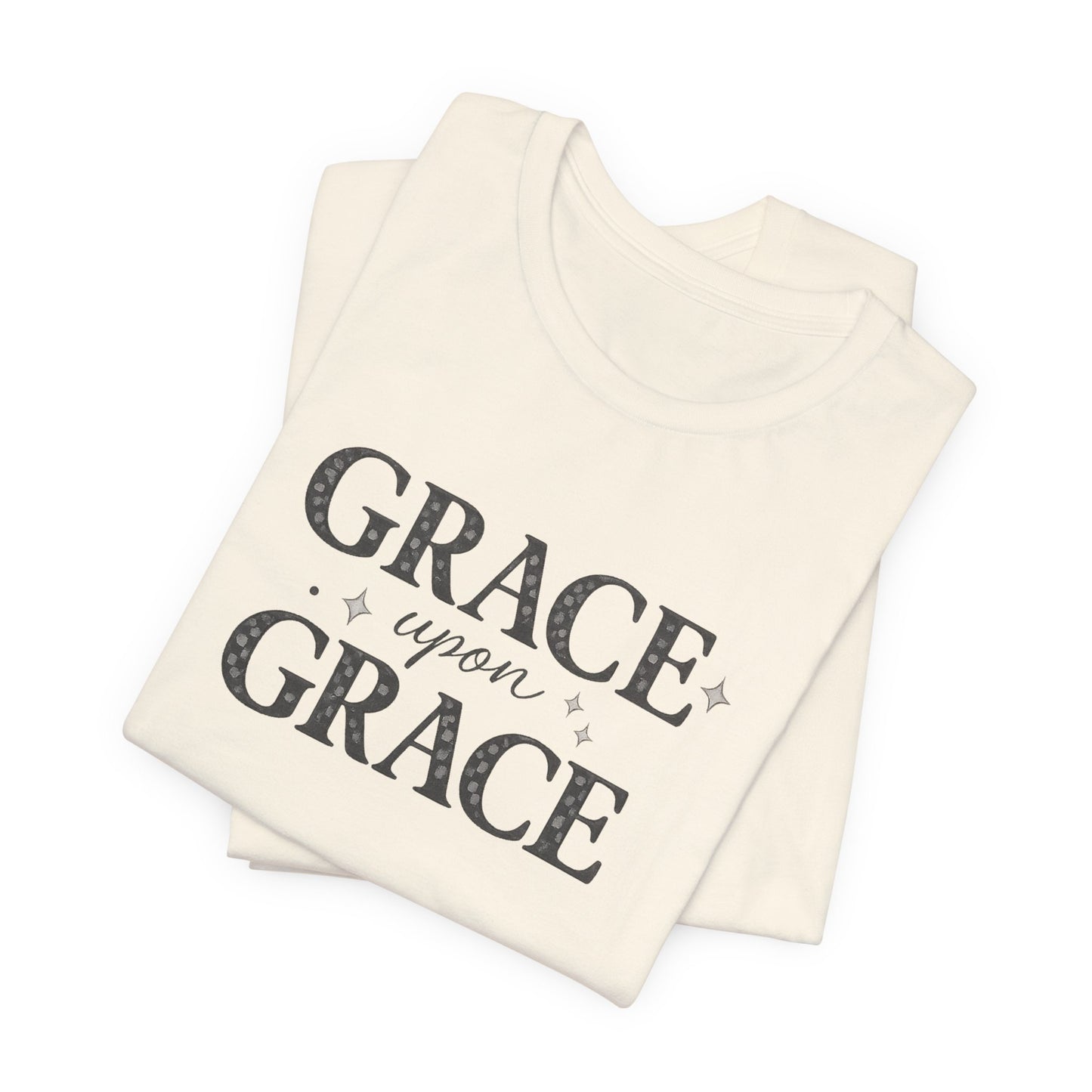 Grace Upon Grace Graphic Tee | Inspirational Faith T-Shirt