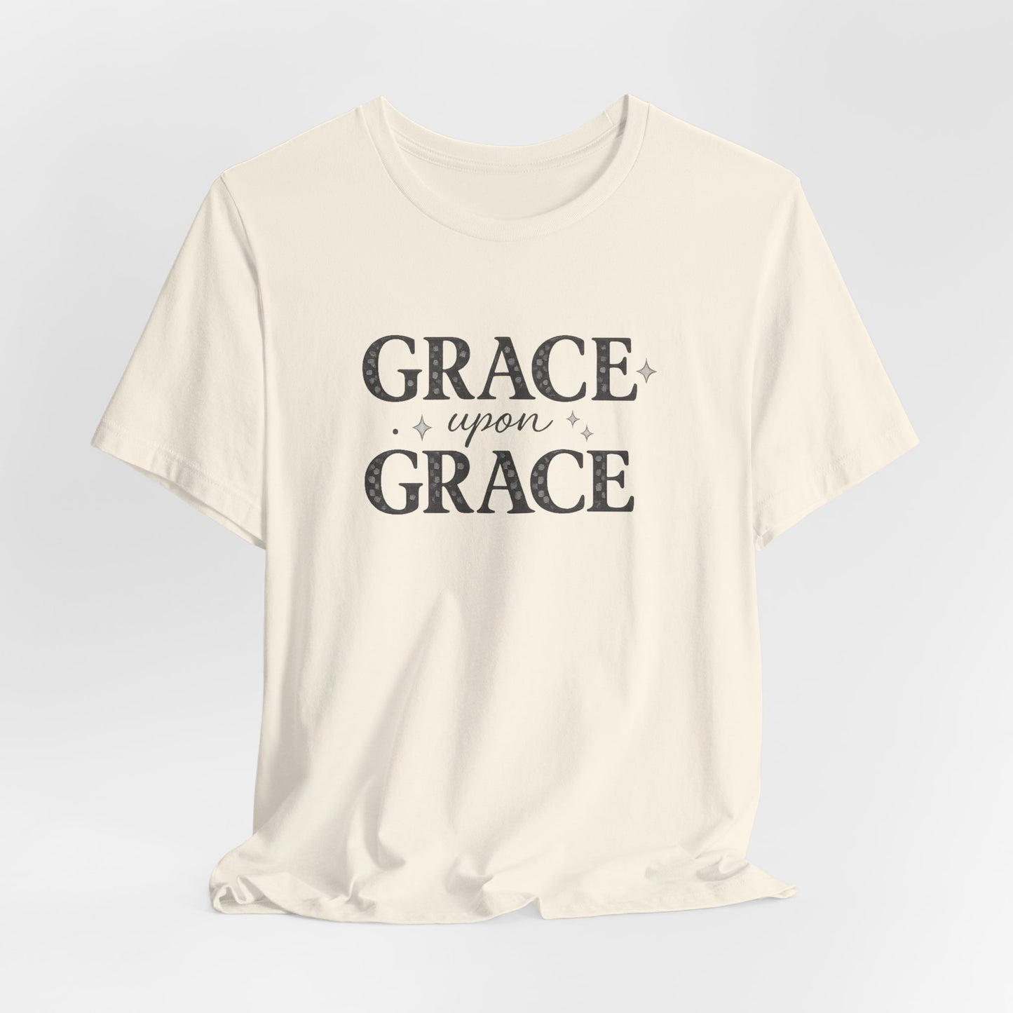 Grace Upon Grace Graphic Tee | Inspirational Faith T-Shirt
