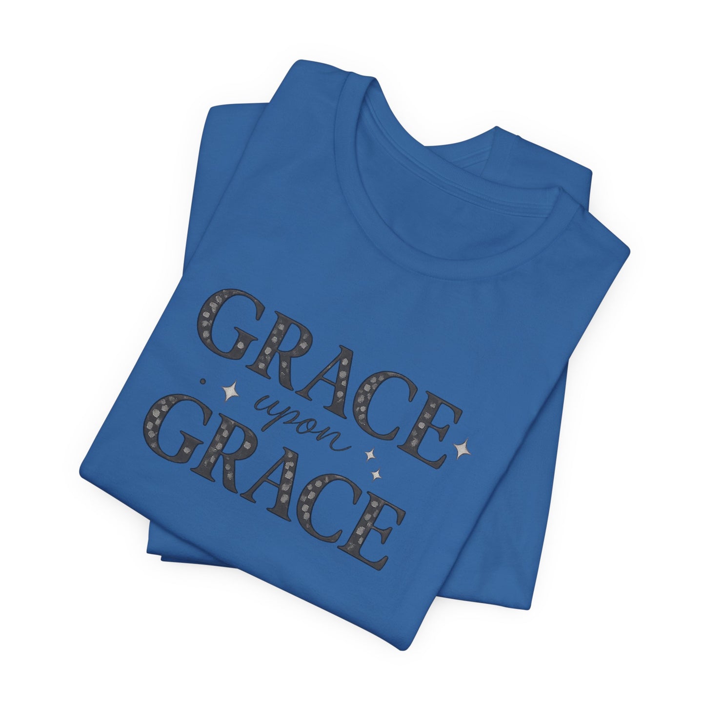 Grace Upon Grace Graphic Tee | Inspirational Faith T-Shirt