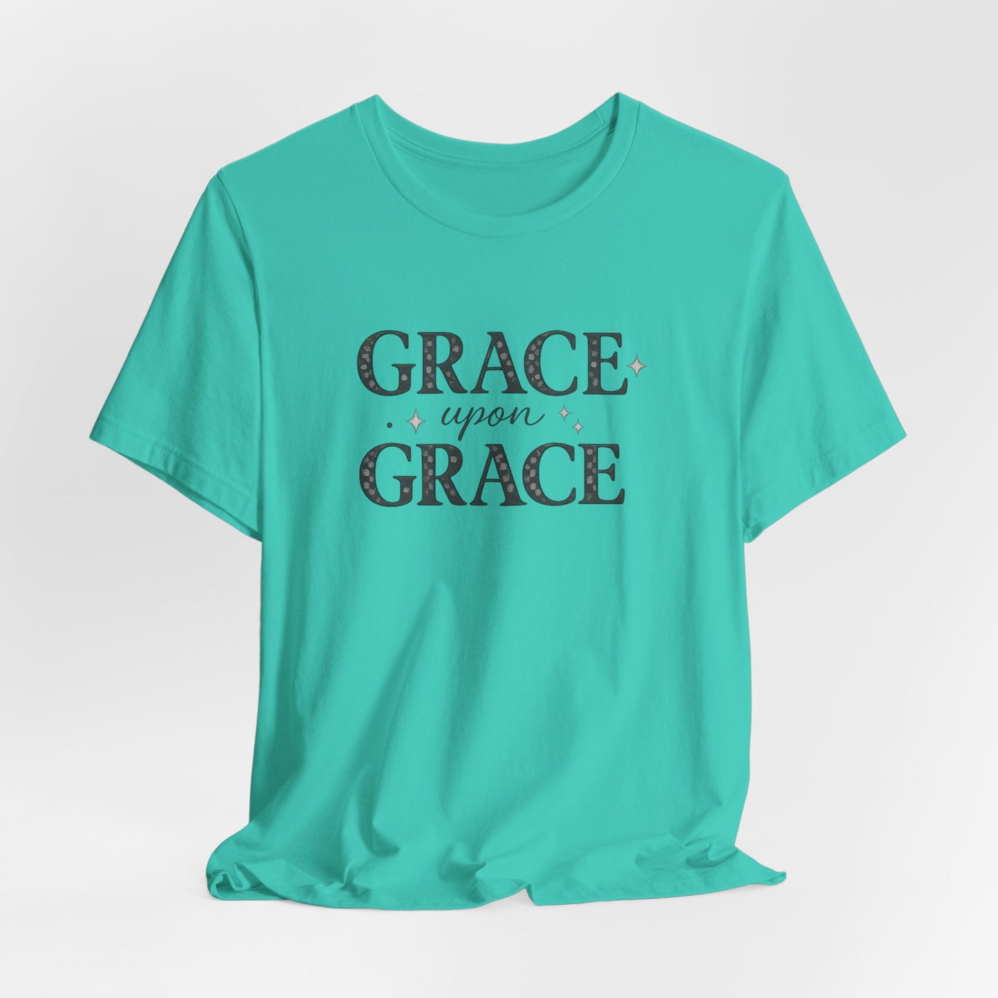 Grace Upon Grace Graphic Tee | Inspirational Faith T-Shirt