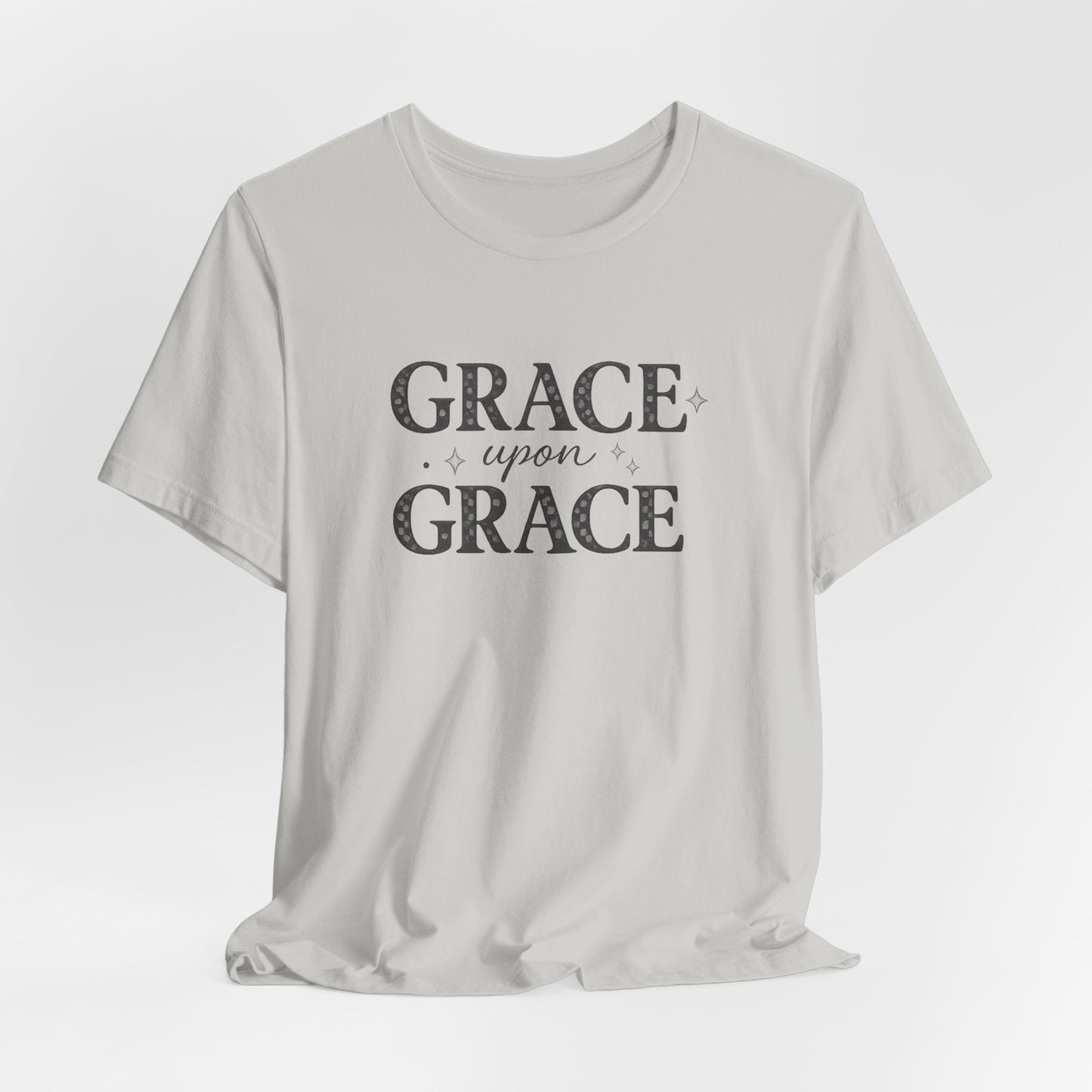 Grace Upon Grace Graphic Tee | Inspirational Faith T-Shirt