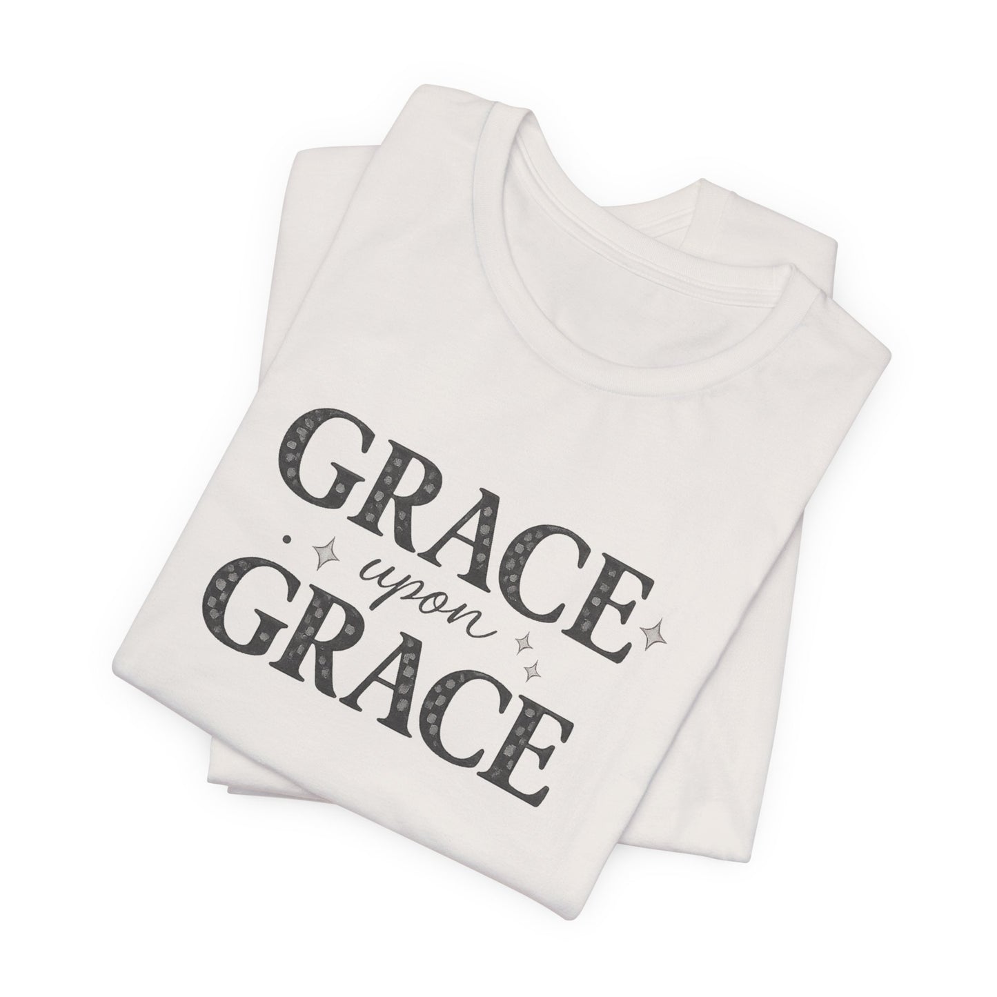 Grace Upon Grace Graphic Tee | Inspirational Faith T-Shirt