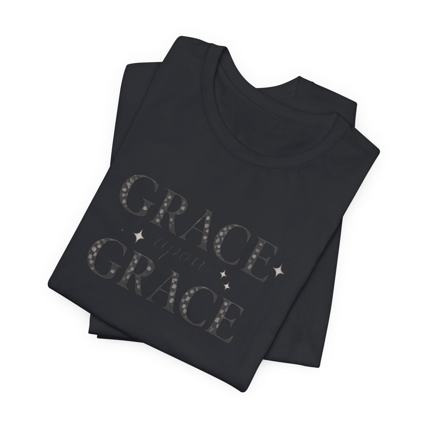 Grace Upon Grace Graphic Tee | Inspirational Faith T-Shirt