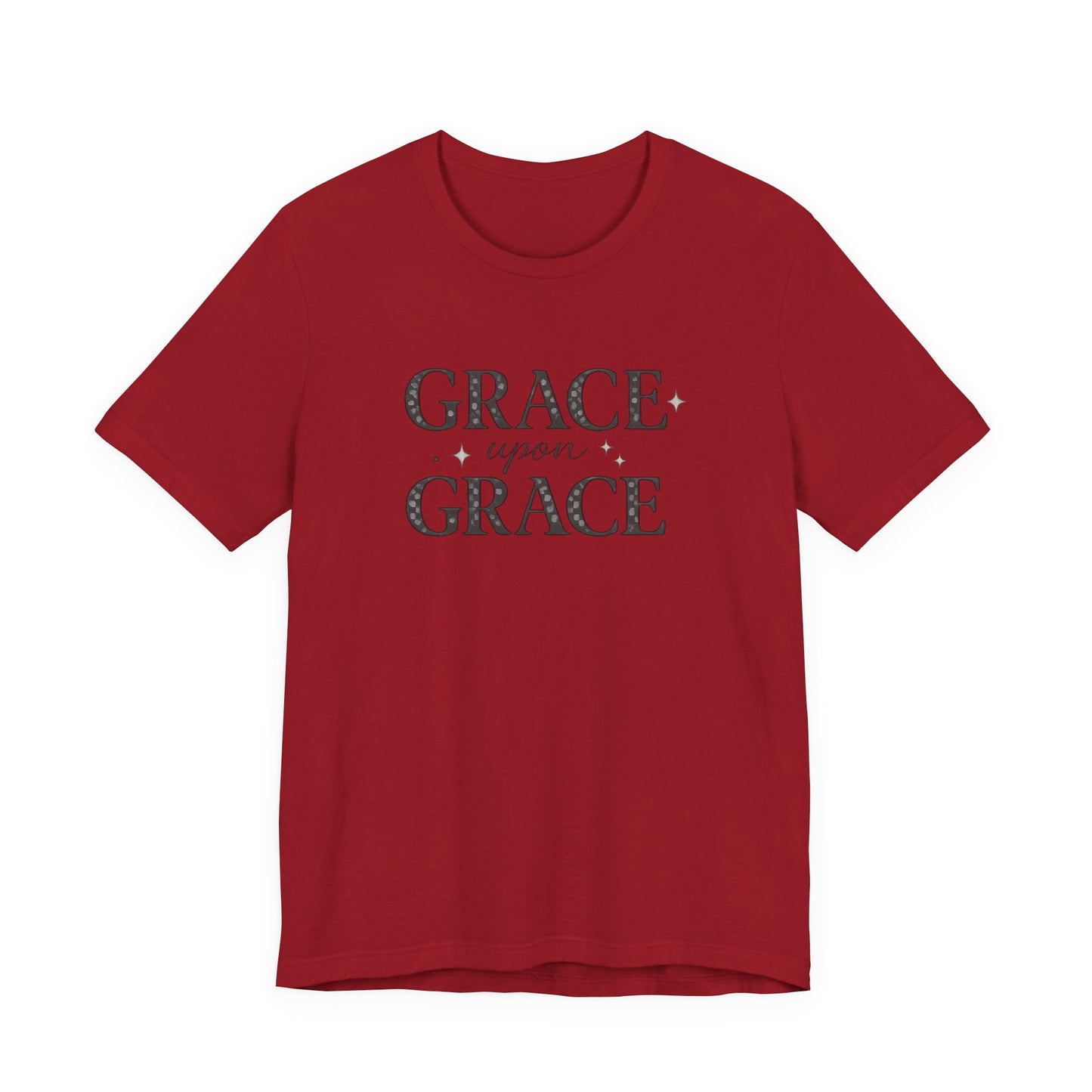 Grace Upon Grace Graphic Tee | Inspirational Faith T-Shirt