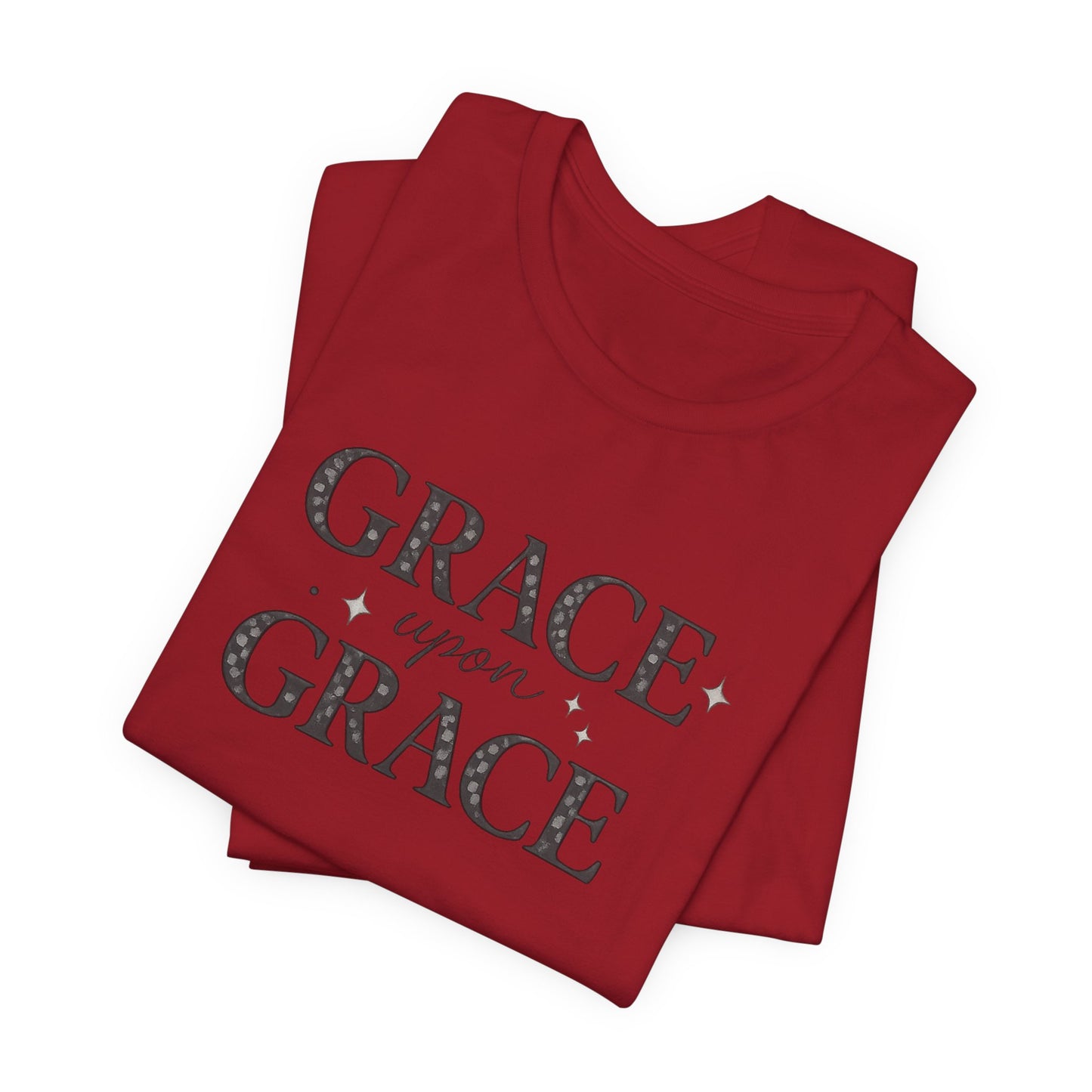 Grace Upon Grace Graphic Tee | Inspirational Faith T-Shirt