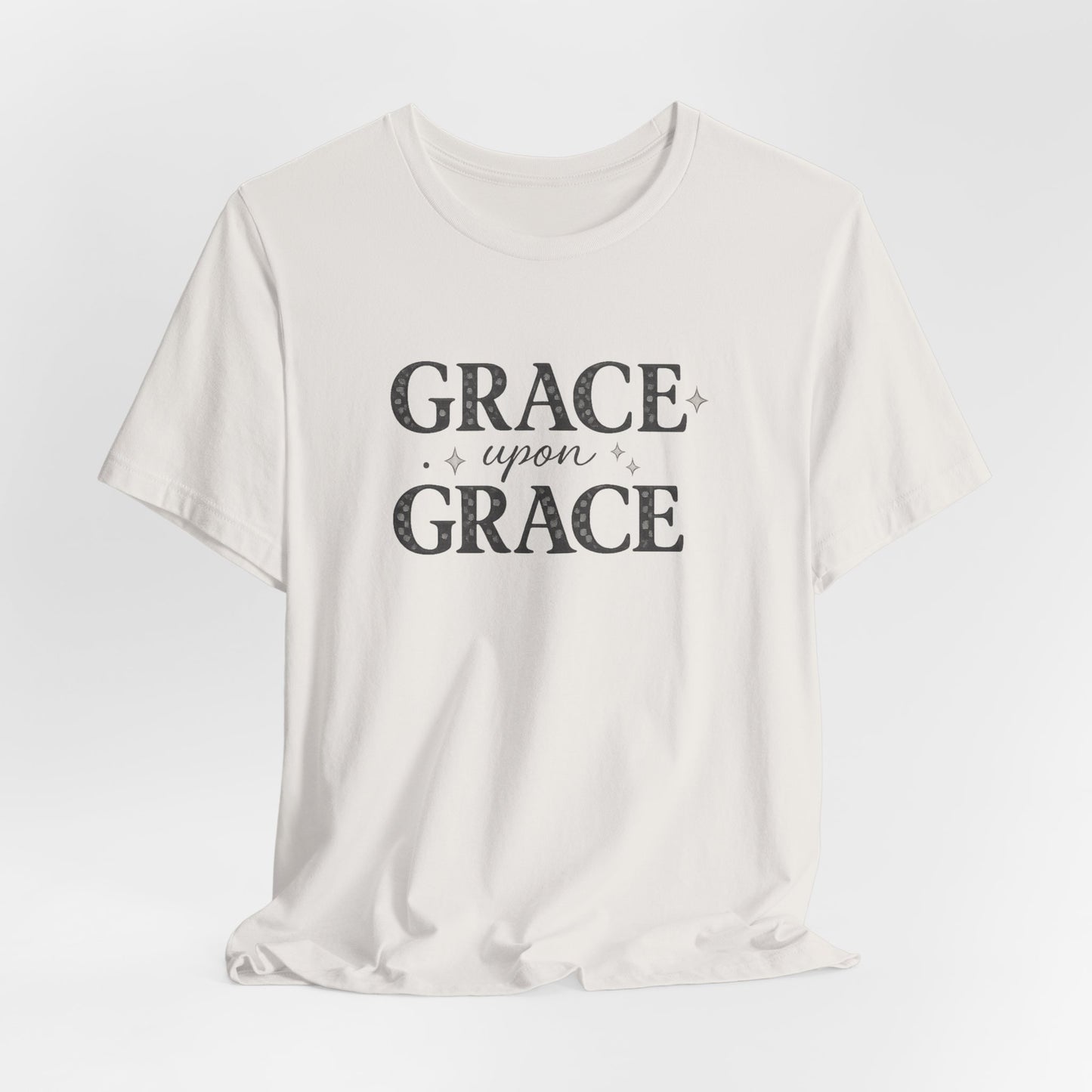 Grace Upon Grace Graphic Tee | Inspirational Faith T-Shirt