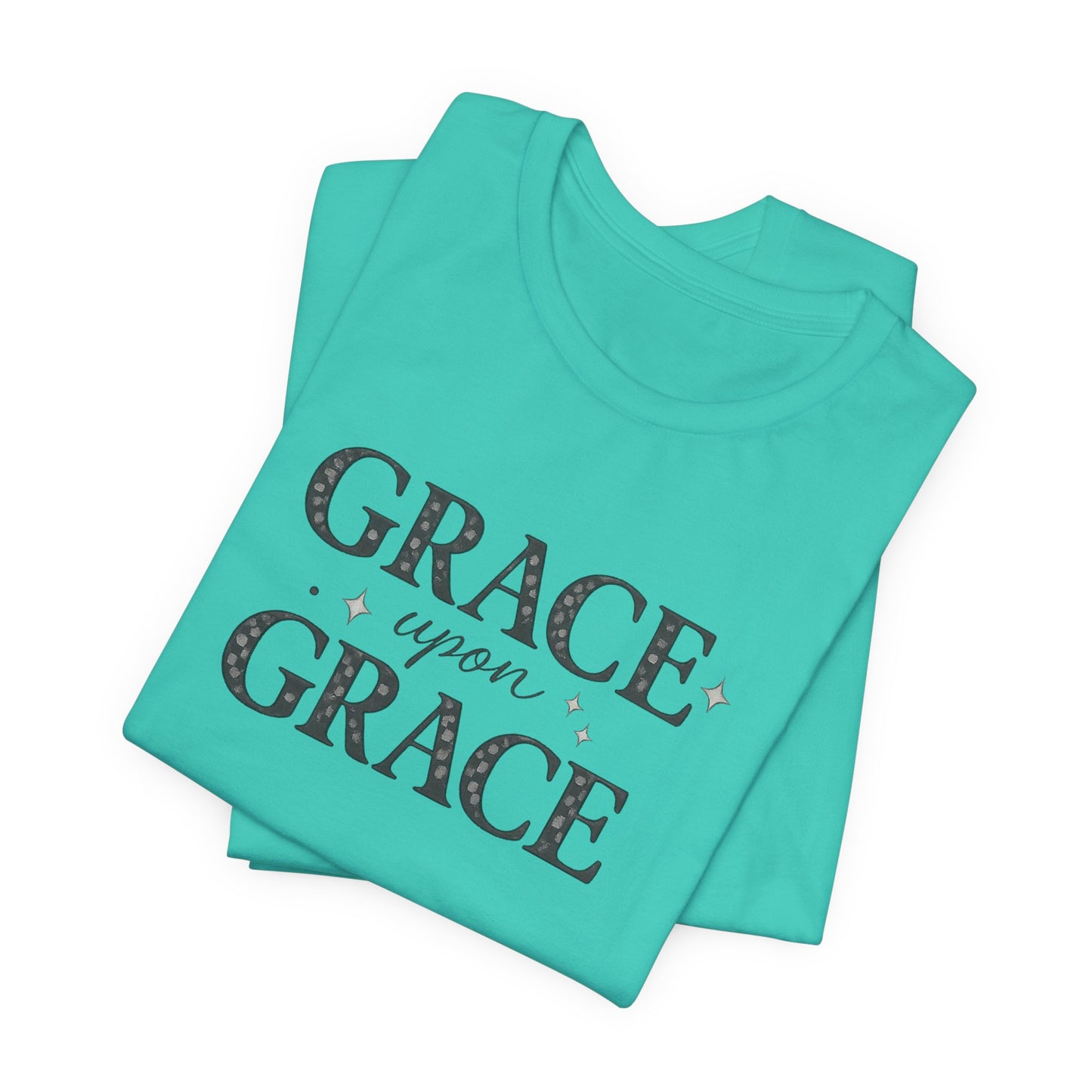 Grace Upon Grace Graphic Tee | Inspirational Faith T-Shirt
