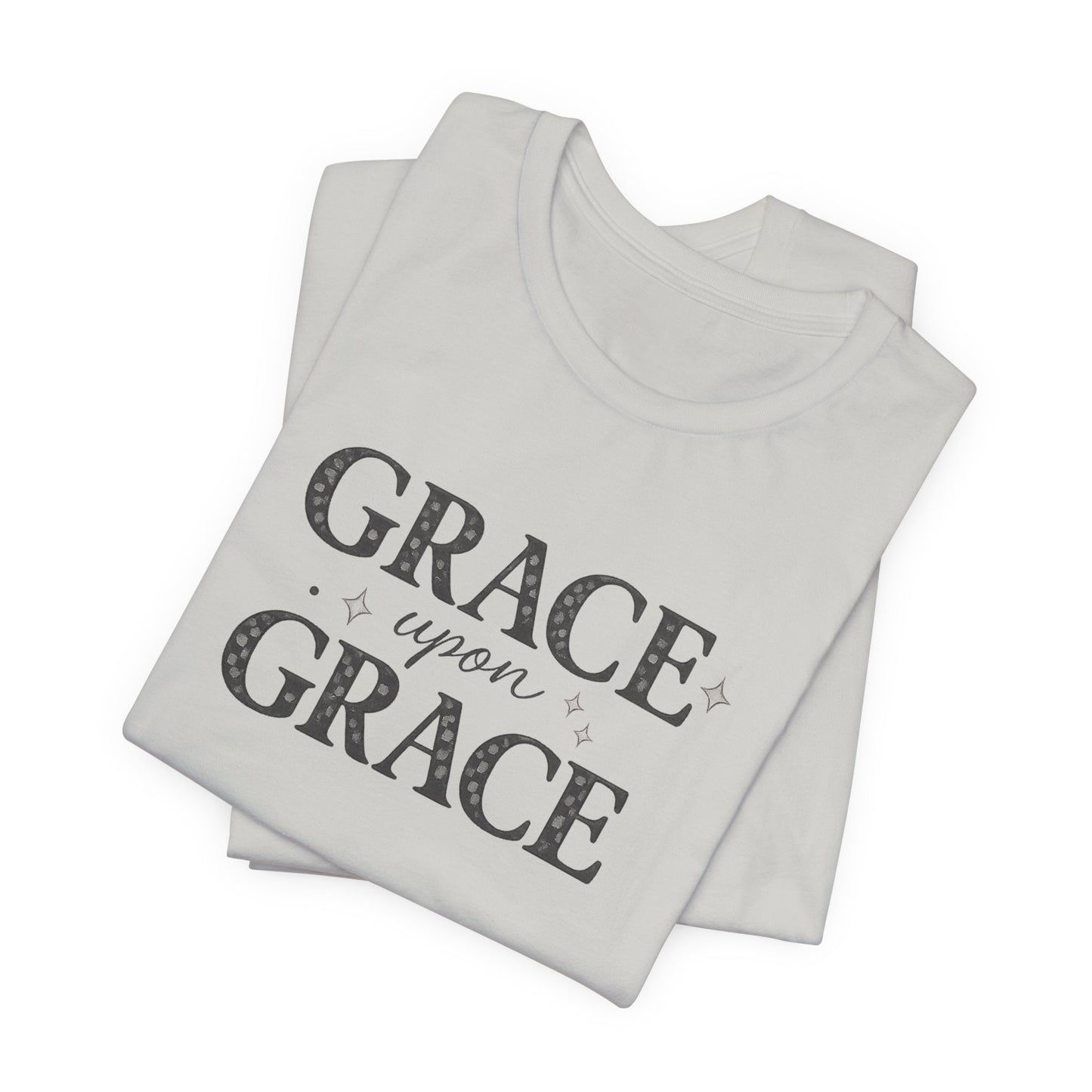 Grace Upon Grace Graphic Tee | Inspirational Faith T-Shirt