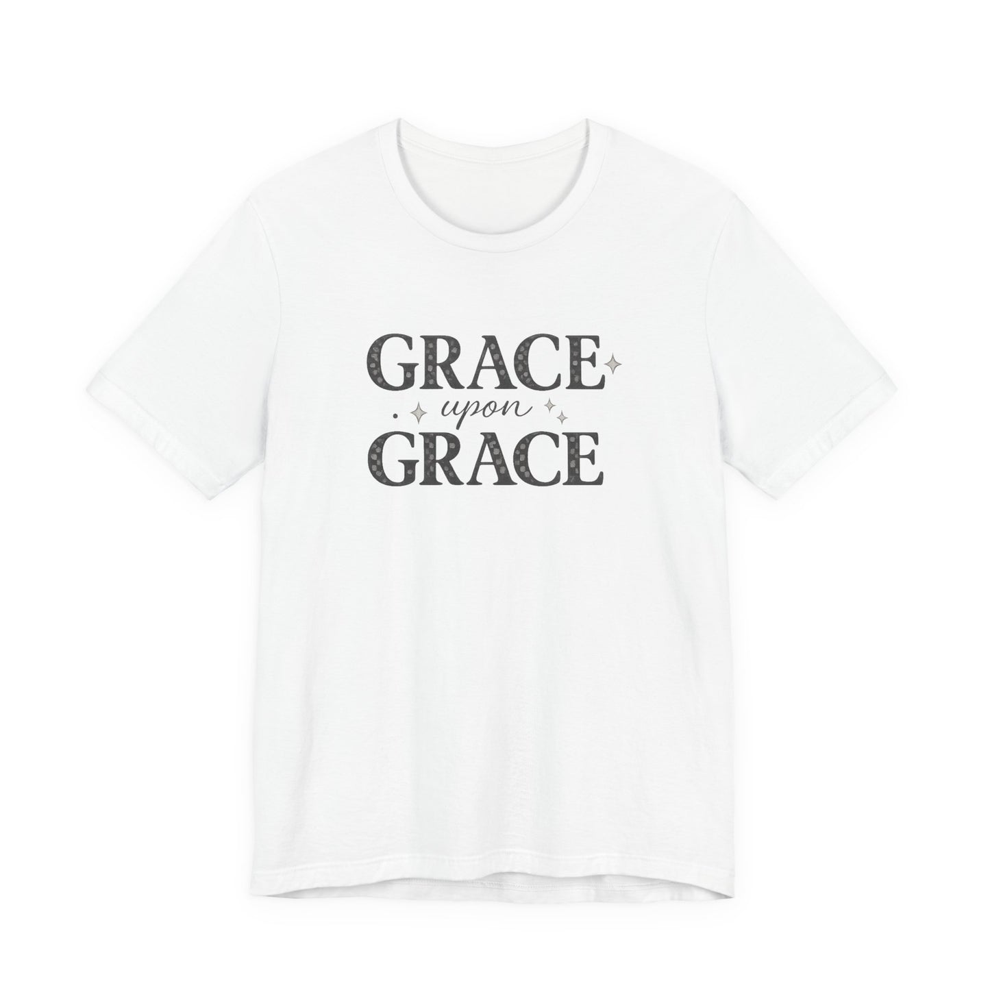 Grace Upon Grace Graphic Tee | Inspirational Faith T-Shirt