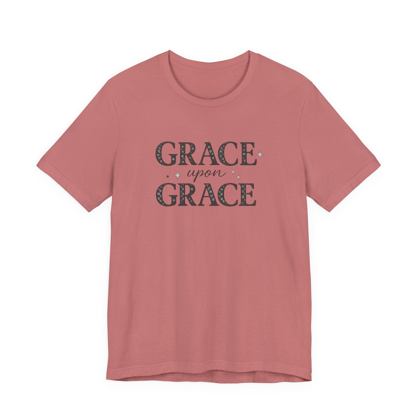 Grace Upon Grace Graphic Tee | Inspirational Faith T-Shirt