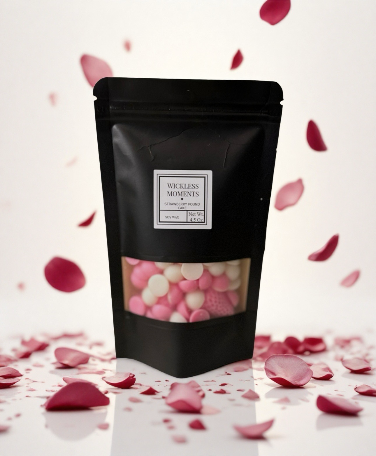 Strawberry Pound Cake Soy Wax Dots ~ Medium Bag 4.5oz