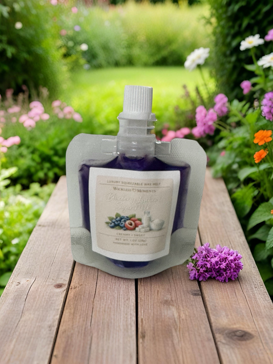 Blueberry Lychee & Sugar Milk Squeezable Wax Scent Sampler 1 oz