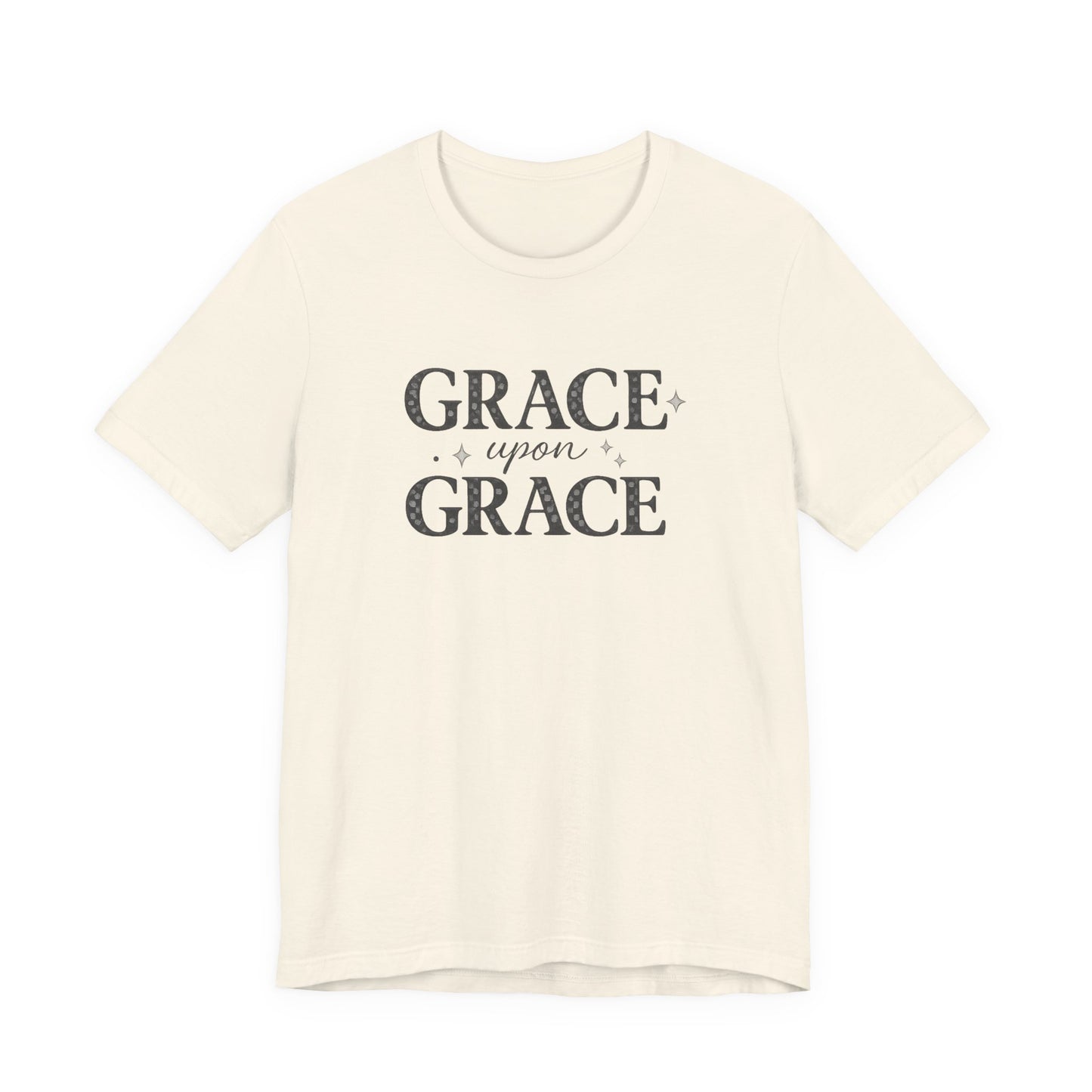 Grace Upon Grace Graphic Tee | Inspirational Faith T-Shirt
