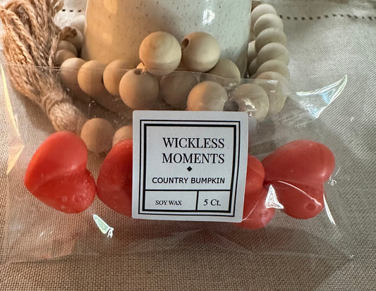 Country Bumpkin Soy Wax Heart Melts 5ct.
