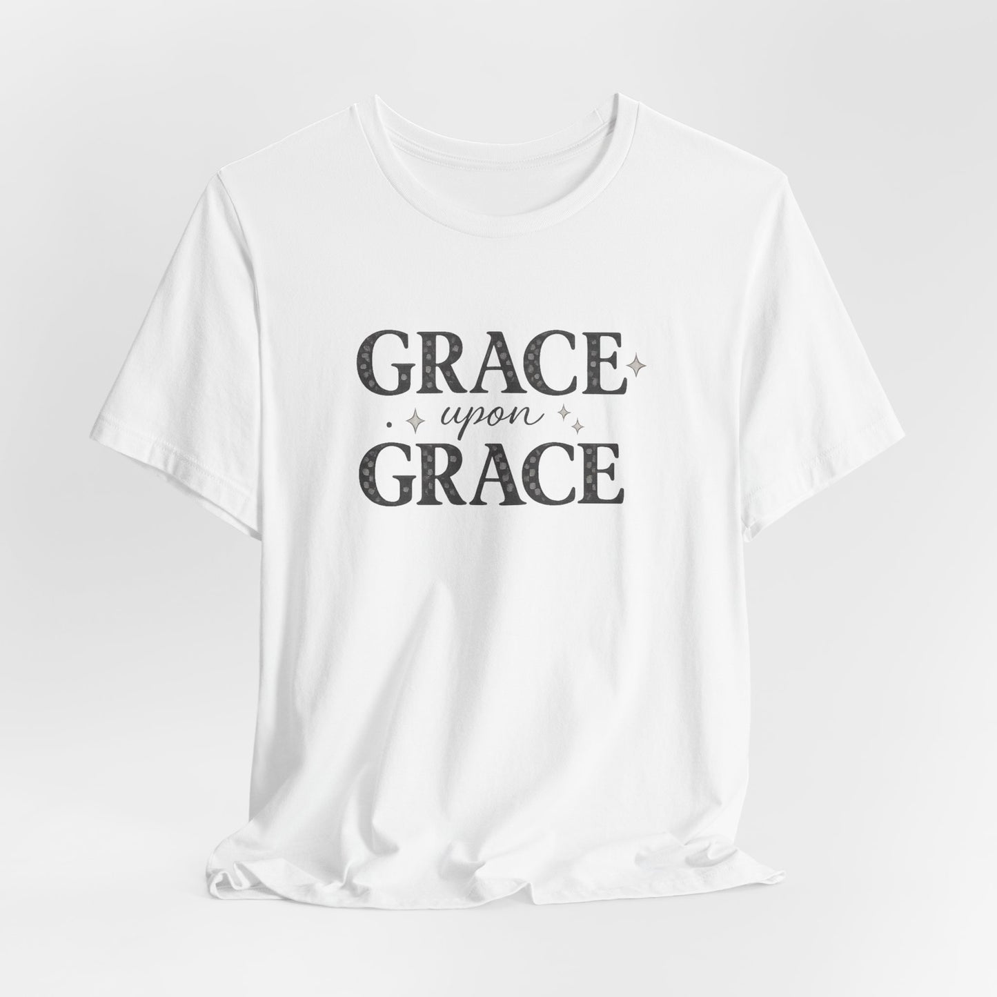 Grace Upon Grace Graphic Tee | Inspirational Faith T-Shirt