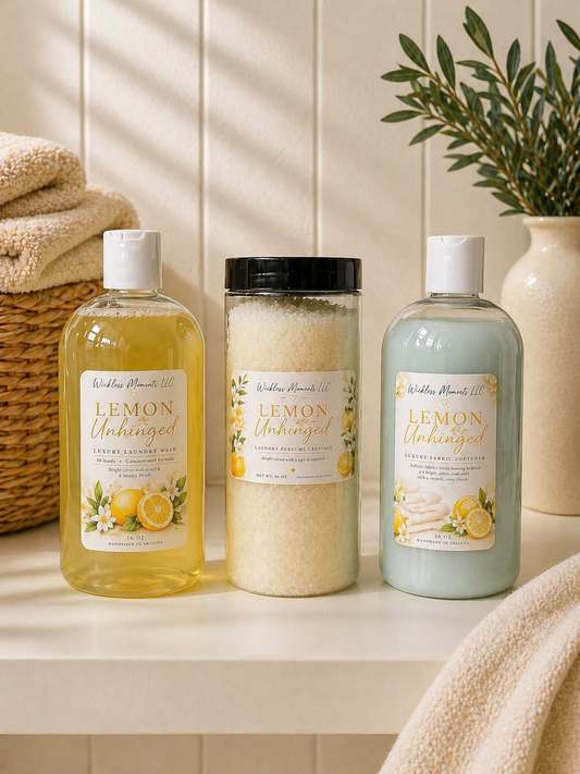 Lemon Unhinged Laundry Set – Signature Laundry Collection