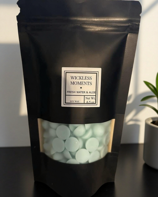 Fresh Water & Aloe Soy Wax Dots ~ Large Bag 6.5oz