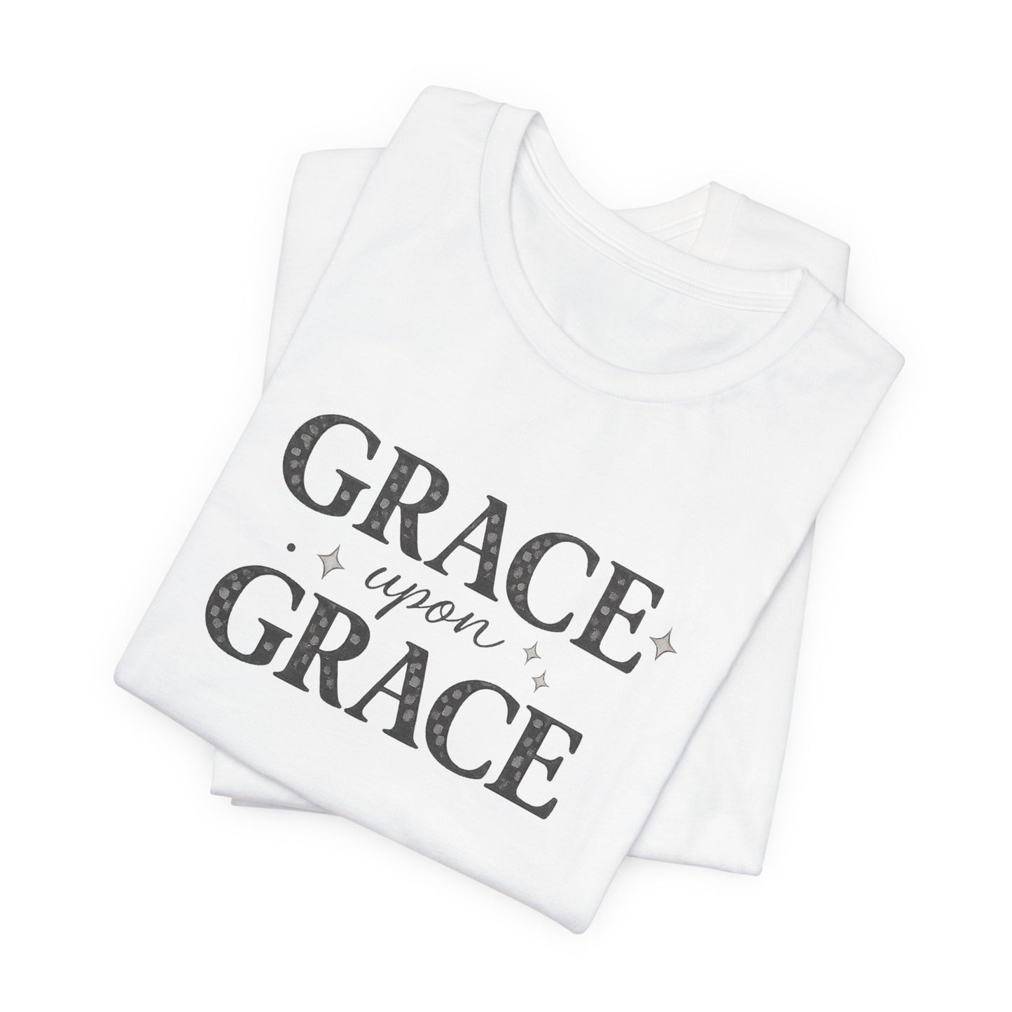 Grace Upon Grace Graphic Tee | Inspirational Faith T-Shirt