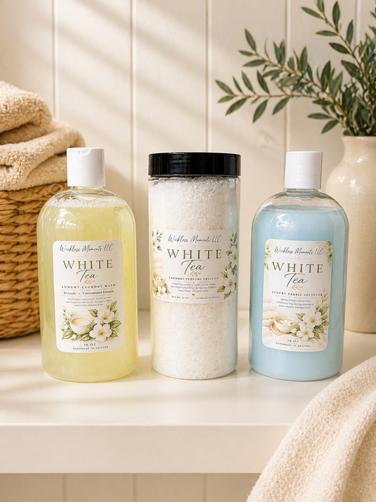 White Tea Laundry Set – Signature Laundry Collection