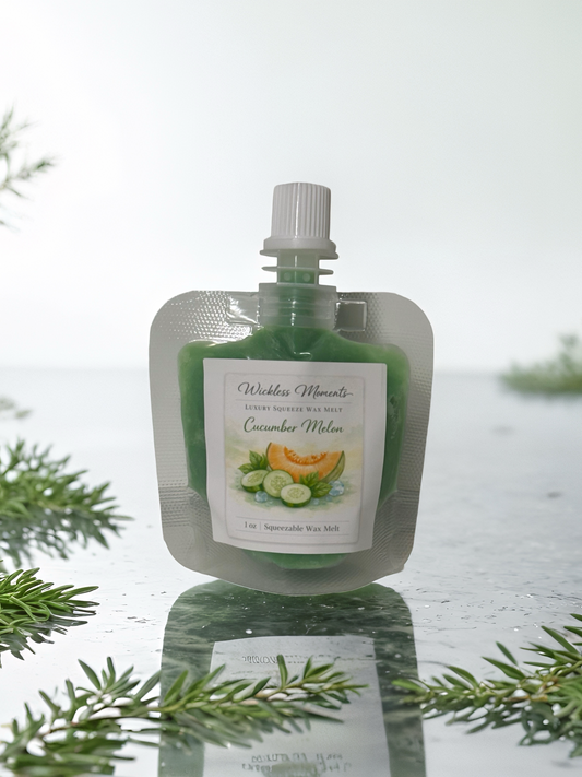 Cucumber Melon Squeezable Wax Scent Sampler 1 oz