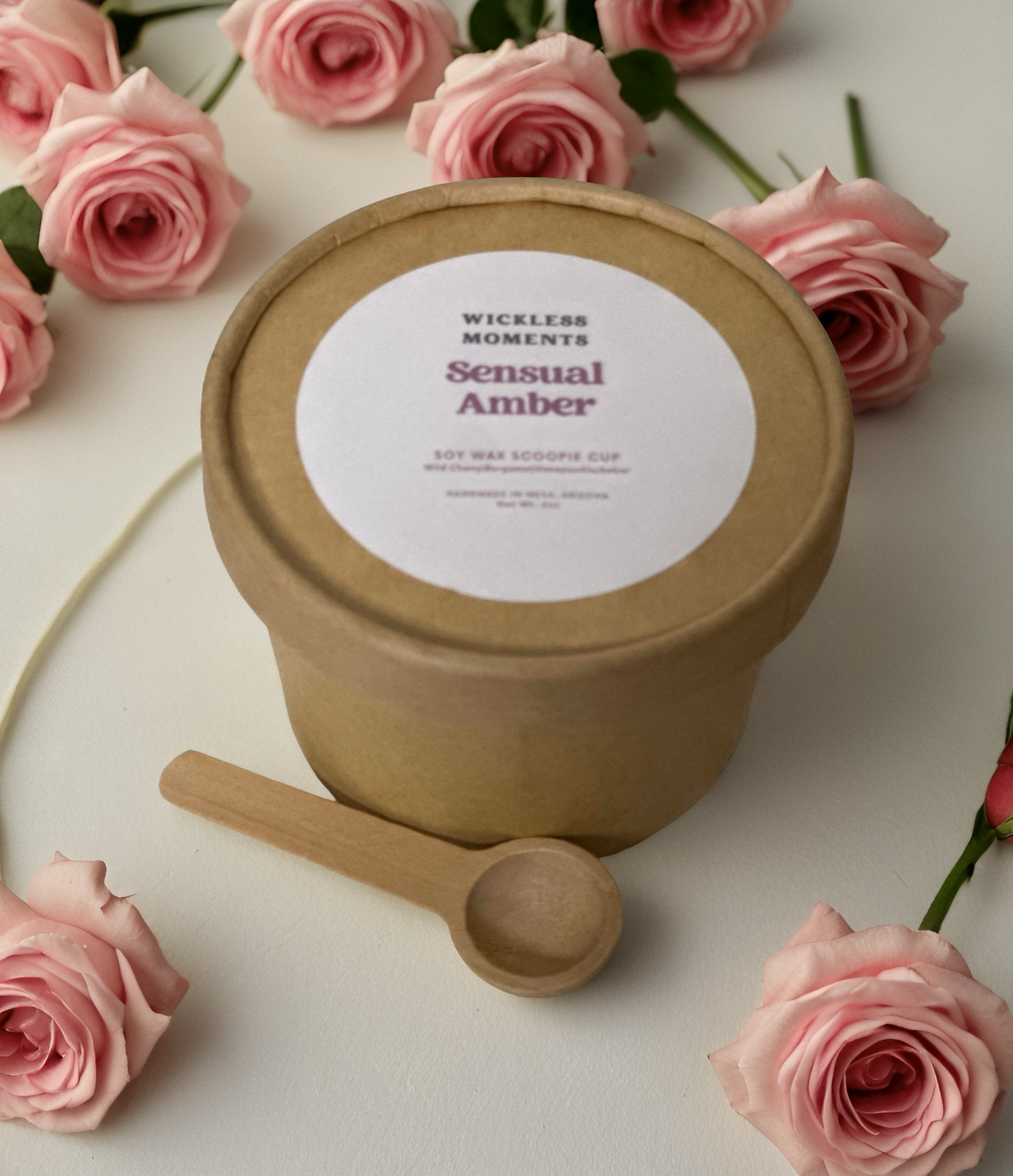 Sensual Amber Scoopie Wax Melt Cup 4oz