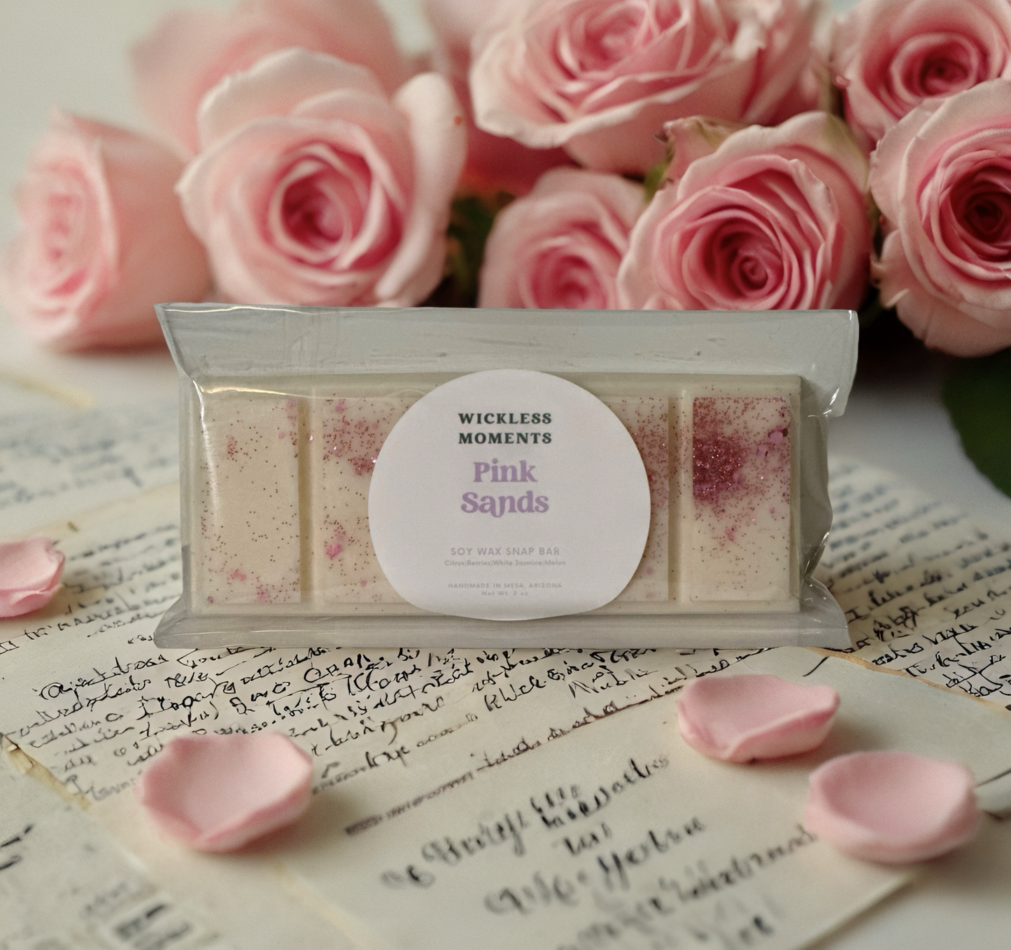 Pink Sands Soy Wax Snap Bar