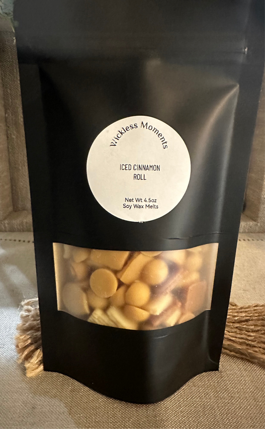 Iced Cinnamon Roll Soy Wax Dots ~ Medium Bag 4.5oz.