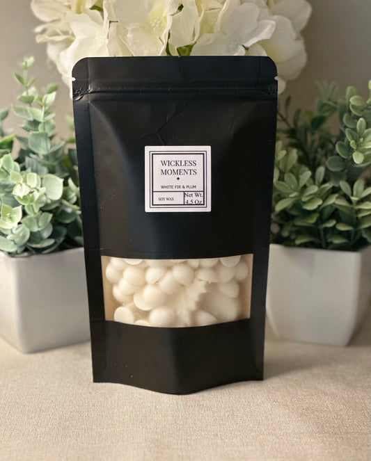 White Fir & Plum Soy Wax Dots ~ Medium Bag 4.5oz