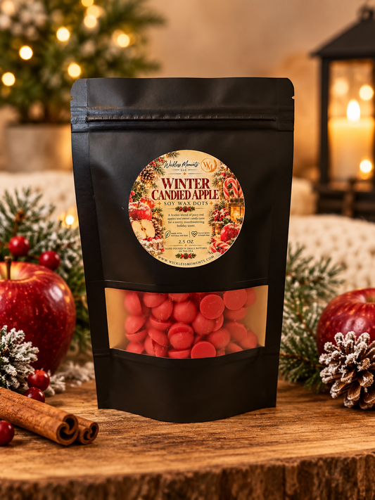 Winter Candied Apple Soy Wax Dots | Small Bag 2.5oz