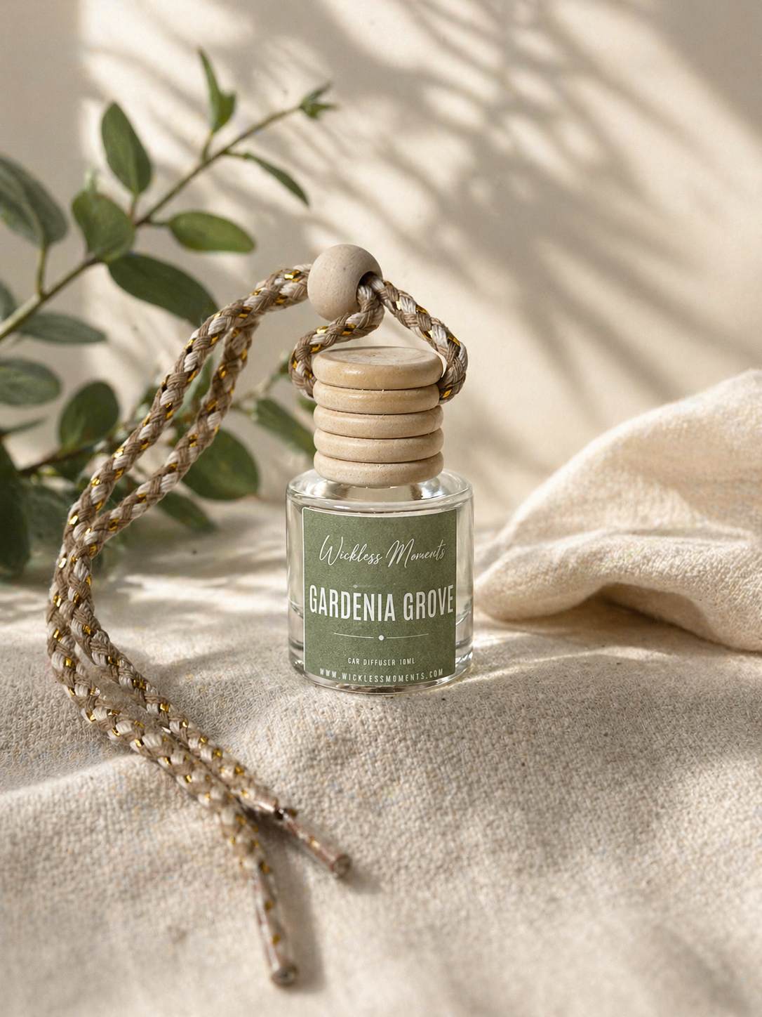 Gardenia Grove – Luxury Car Diffuser (10ml)