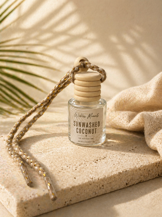 Sunwashed Coconut Luxury Car Diffuser – 10ml
